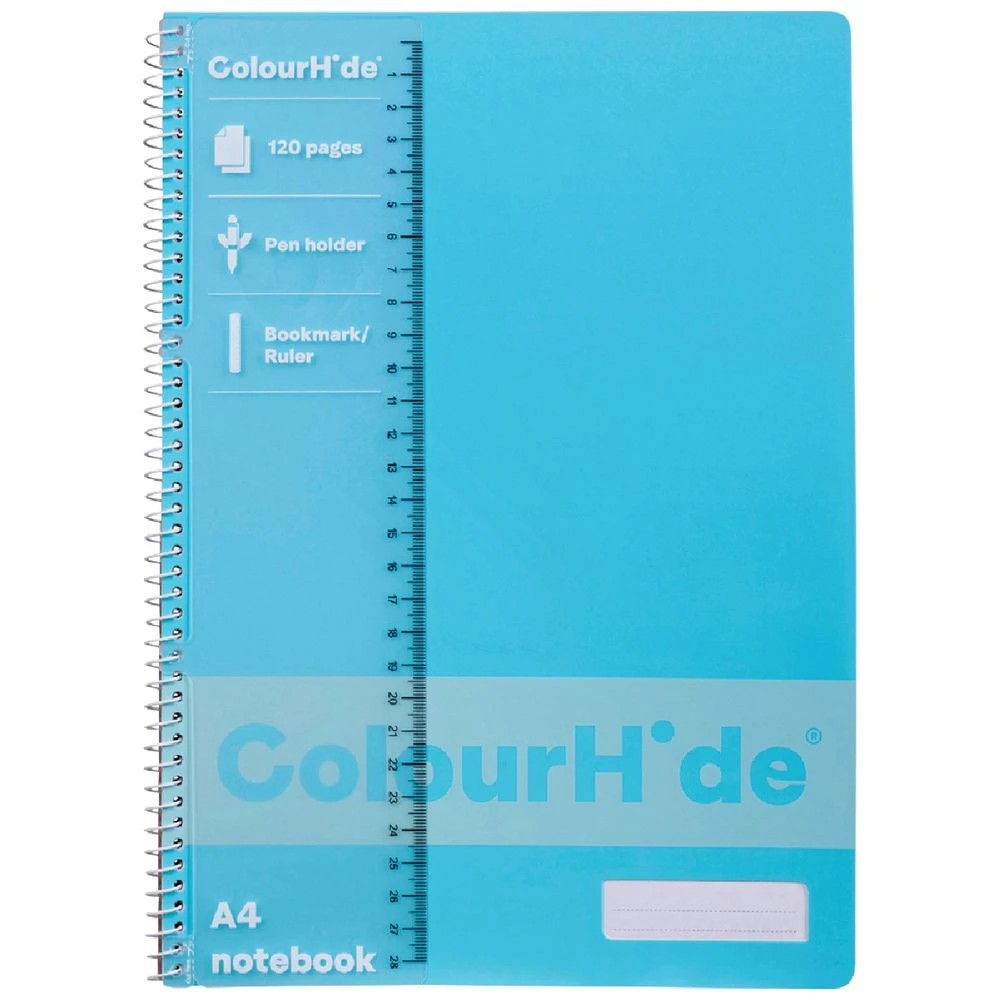 1 ColourHide A4 Notebook 120 Page Sky Blue, 1 of 1