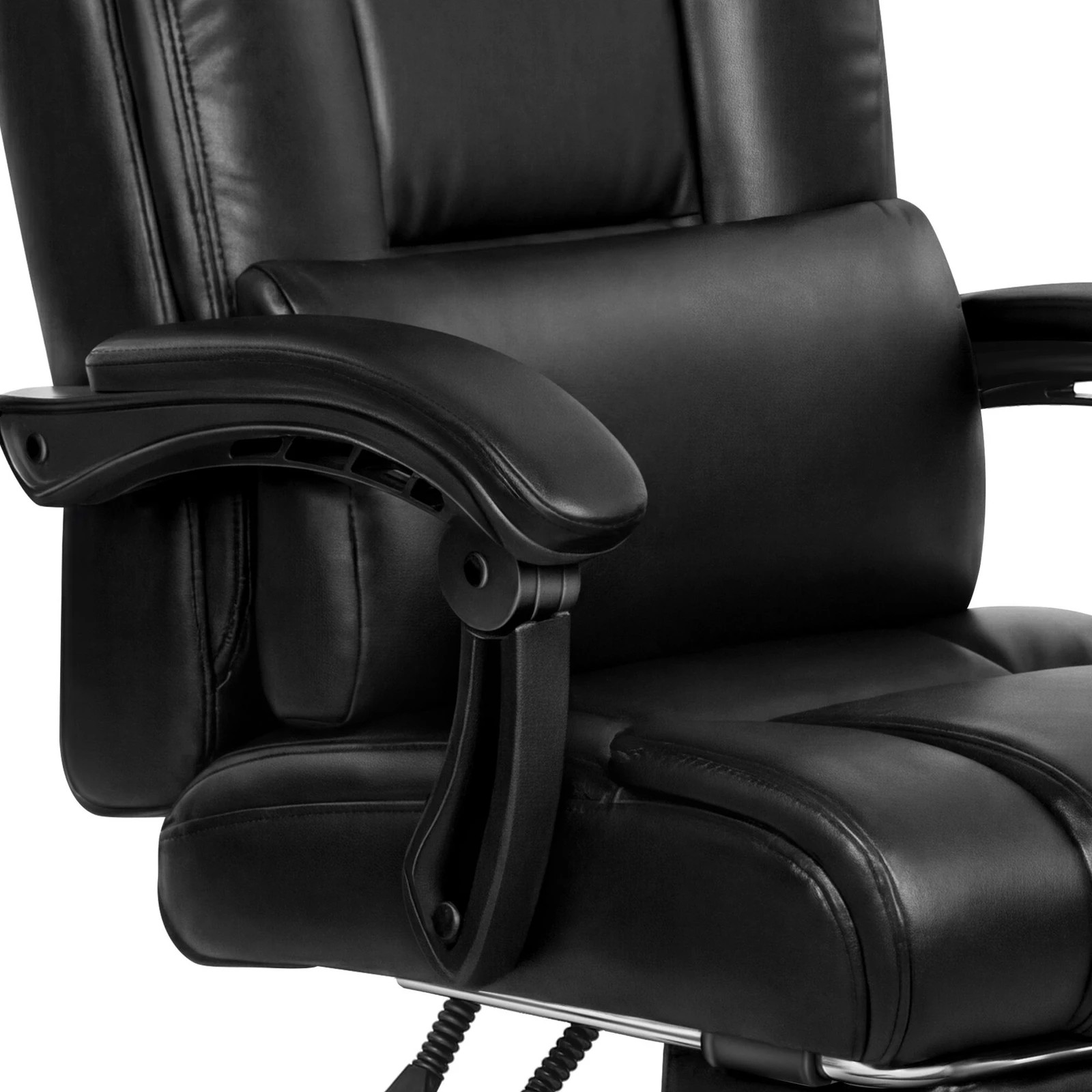 5 Alfordson Office Chair Executive Computer Gaming PU Leather Seat Recliner - Black, 5 of 10