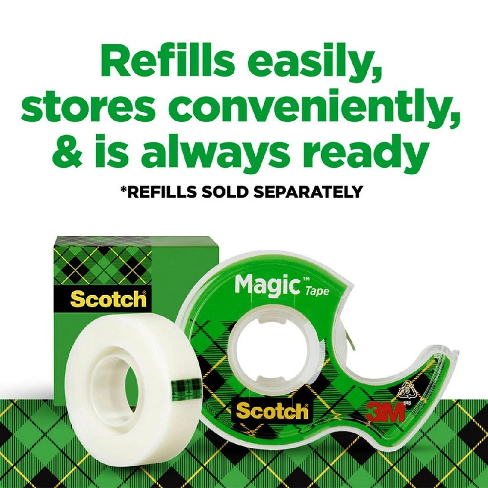 2 Scotch Magic 810 Invisible Adhesive Tape 24mm x 66m, 2 of 7