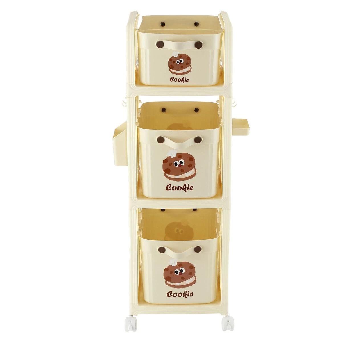 7 Ausway Kids Bookshelf Toy Storage Box Drawers Shelf Rack Utility Cart, 7 of 7