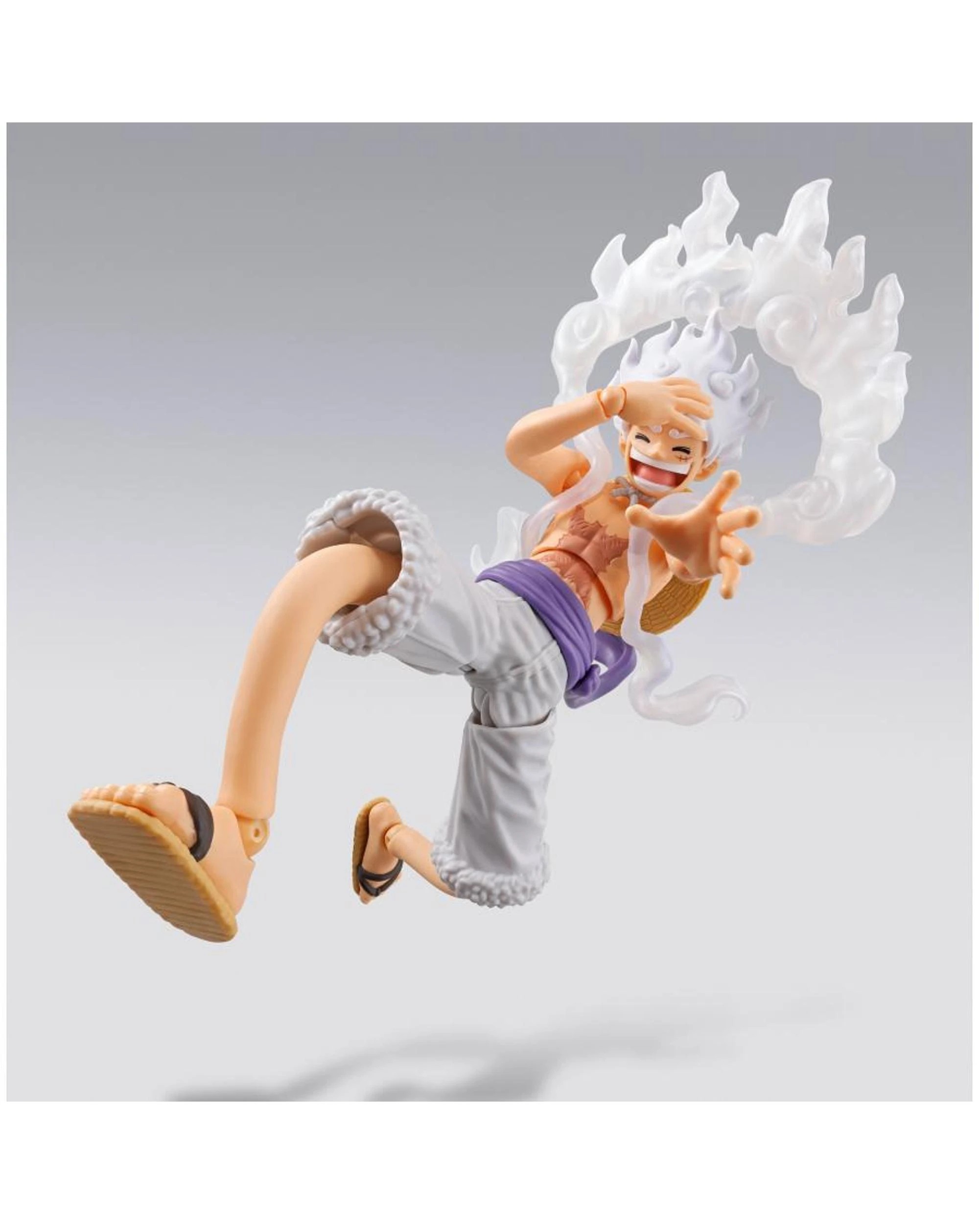 5 Tamashii Nations S.H.Figurarts One Piece Monkey D Luffy Gear 5 Future Island Egghead Figure, 5 of 9