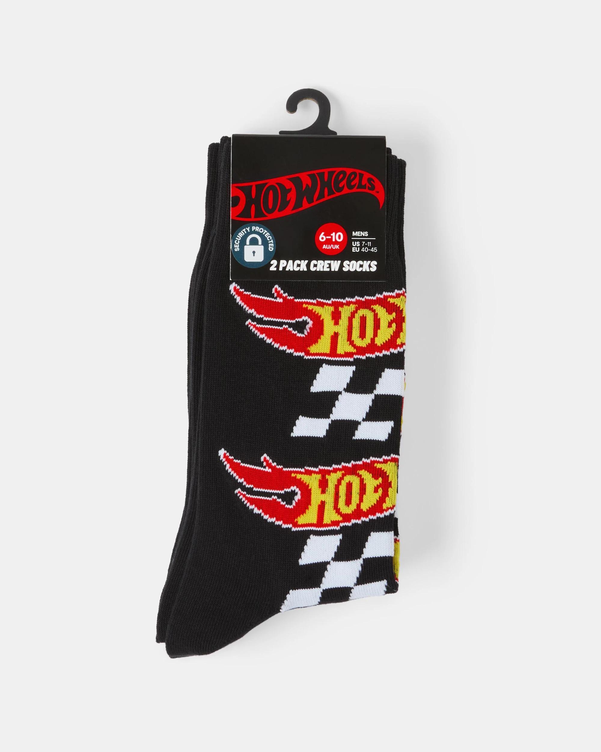 3 2 Pack Hot Wheels License Socks Hot Wheels, 3 of 3