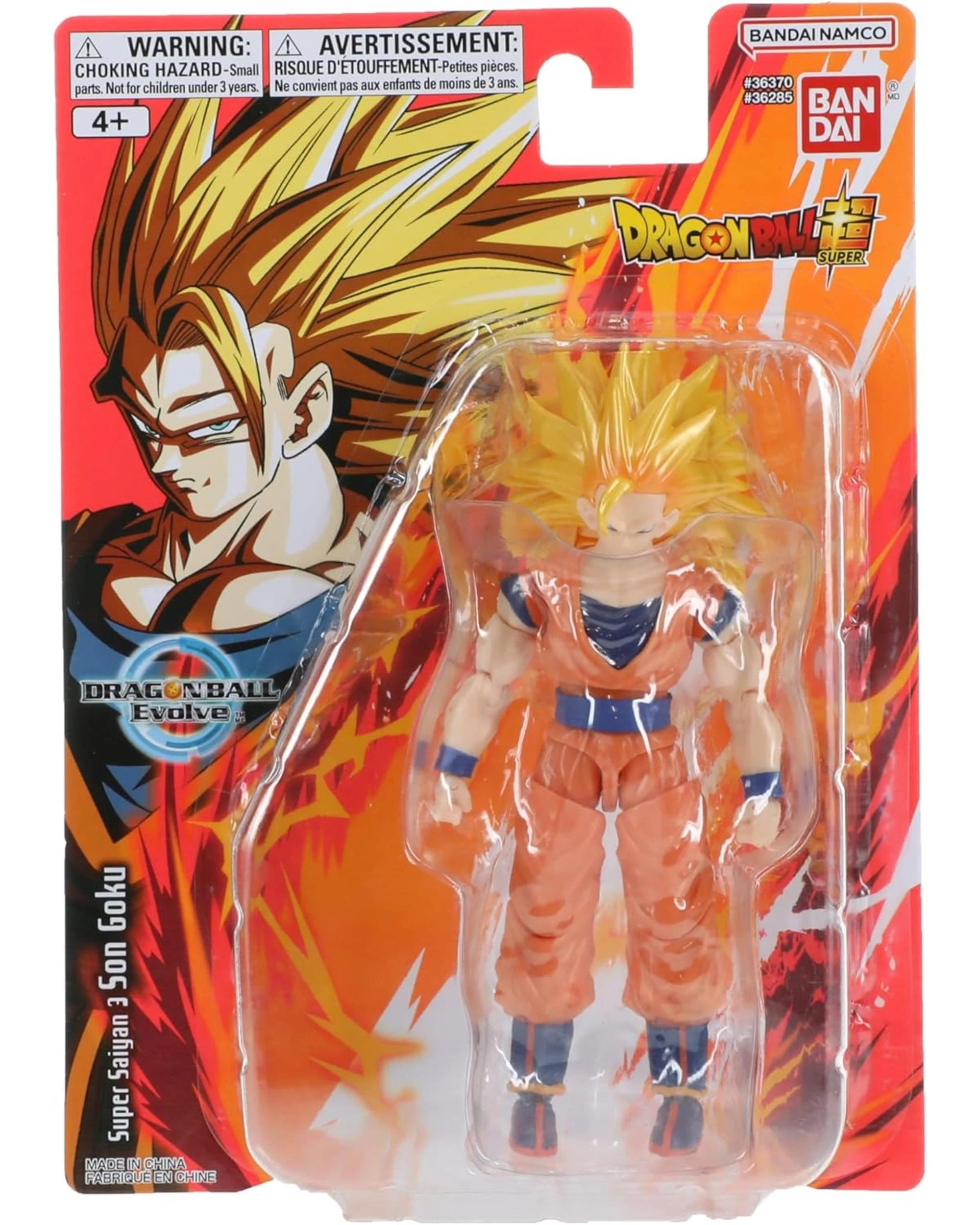 1 Bandai Dragon Ball Evolve Super Saiyan 3 Son Goku 5 inch Figure, 1 of 4