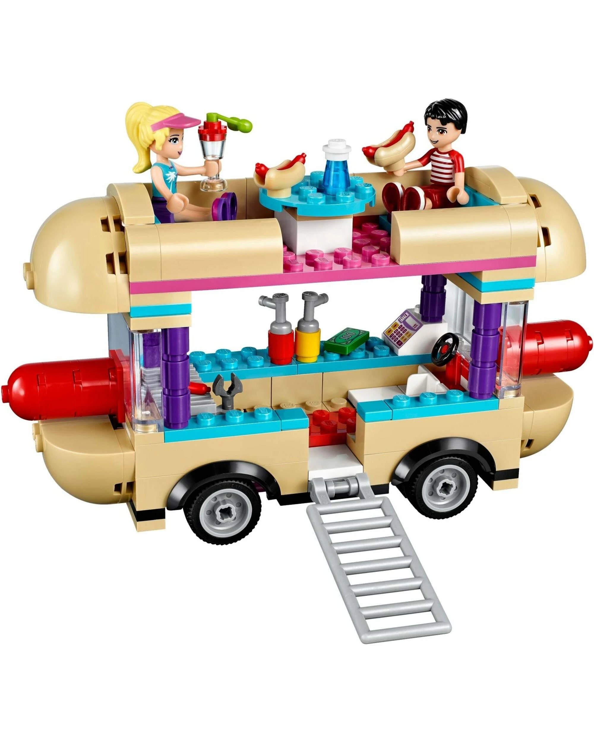 3 LEGO 41129 Friends Amusement Park Hot Dog Van, 3 of 5