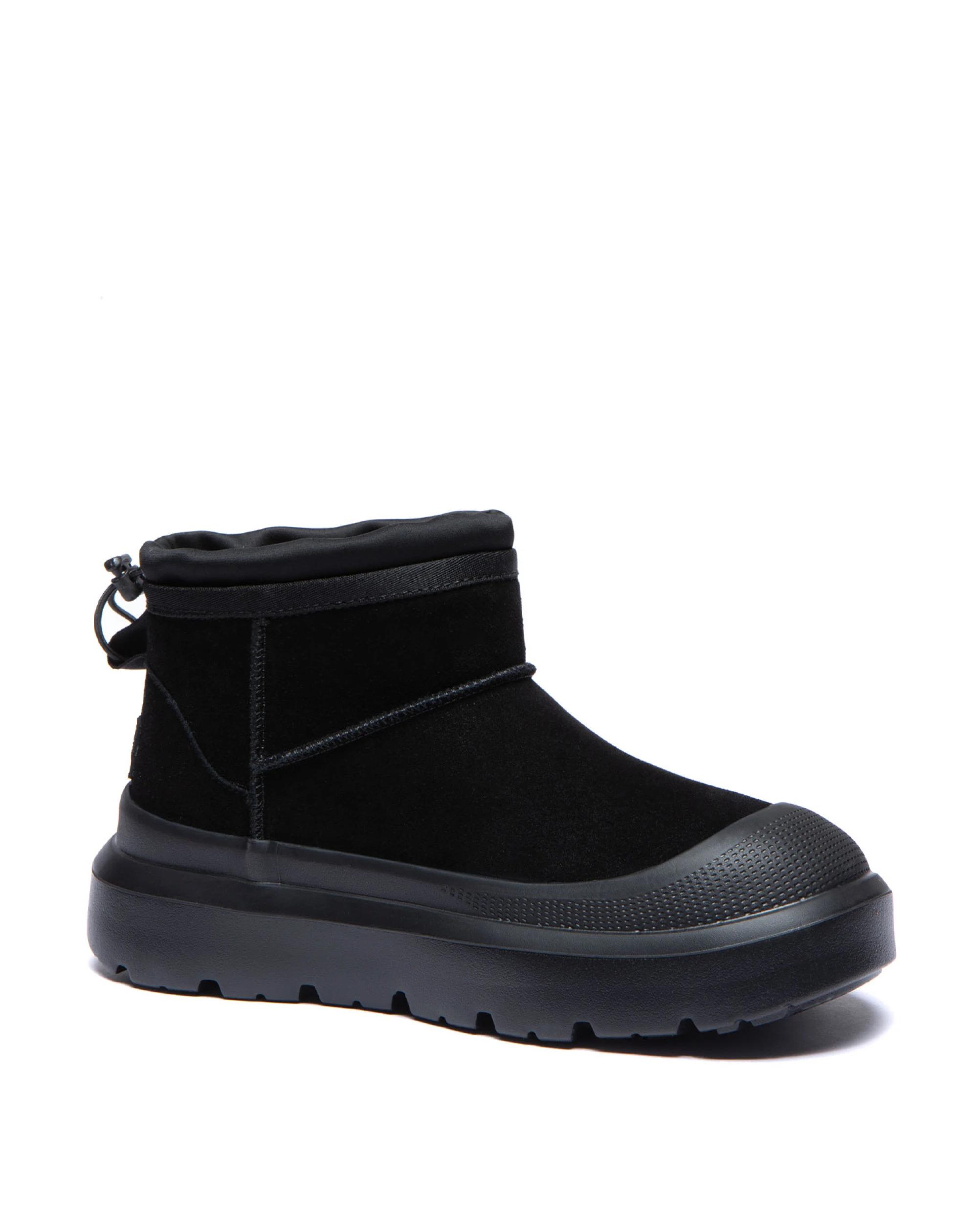2 Australian Shepherd UGG Men Brano Drawstring Large Size Boots BLACK, 2 of 4