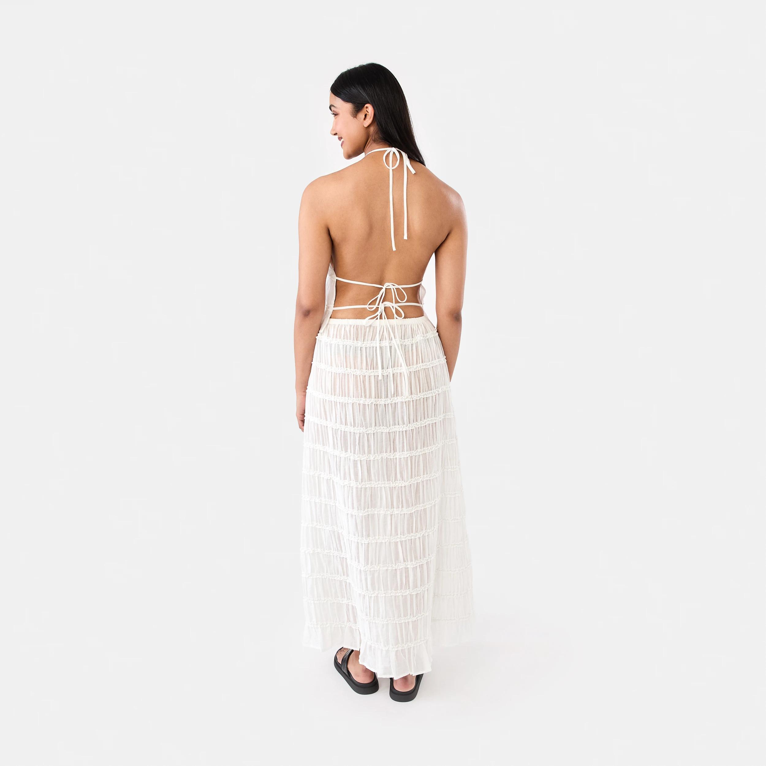 4 Tiered Strappy Top Cld White, 4 of 8