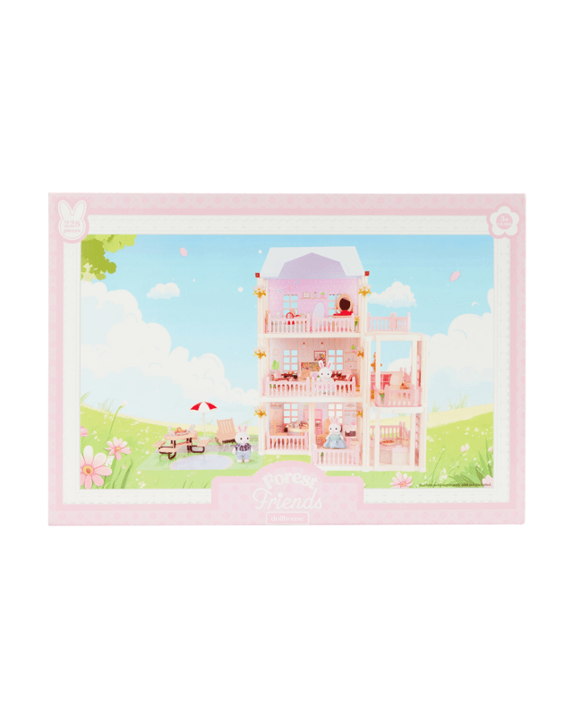 228 Piece Forest Friends Dollhouse Pla