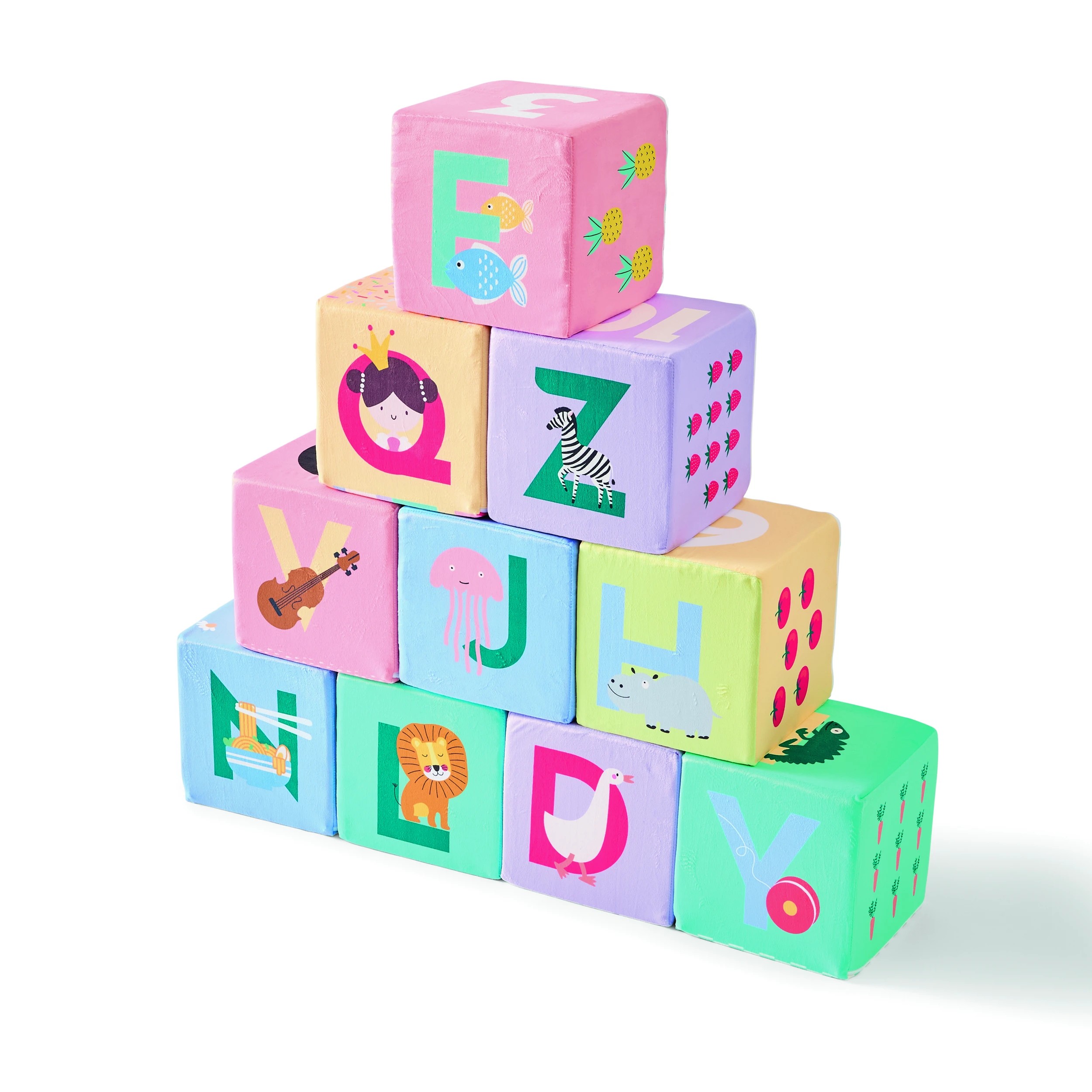 3 10 Pack Soft Play Print Cubes, 3 of 9