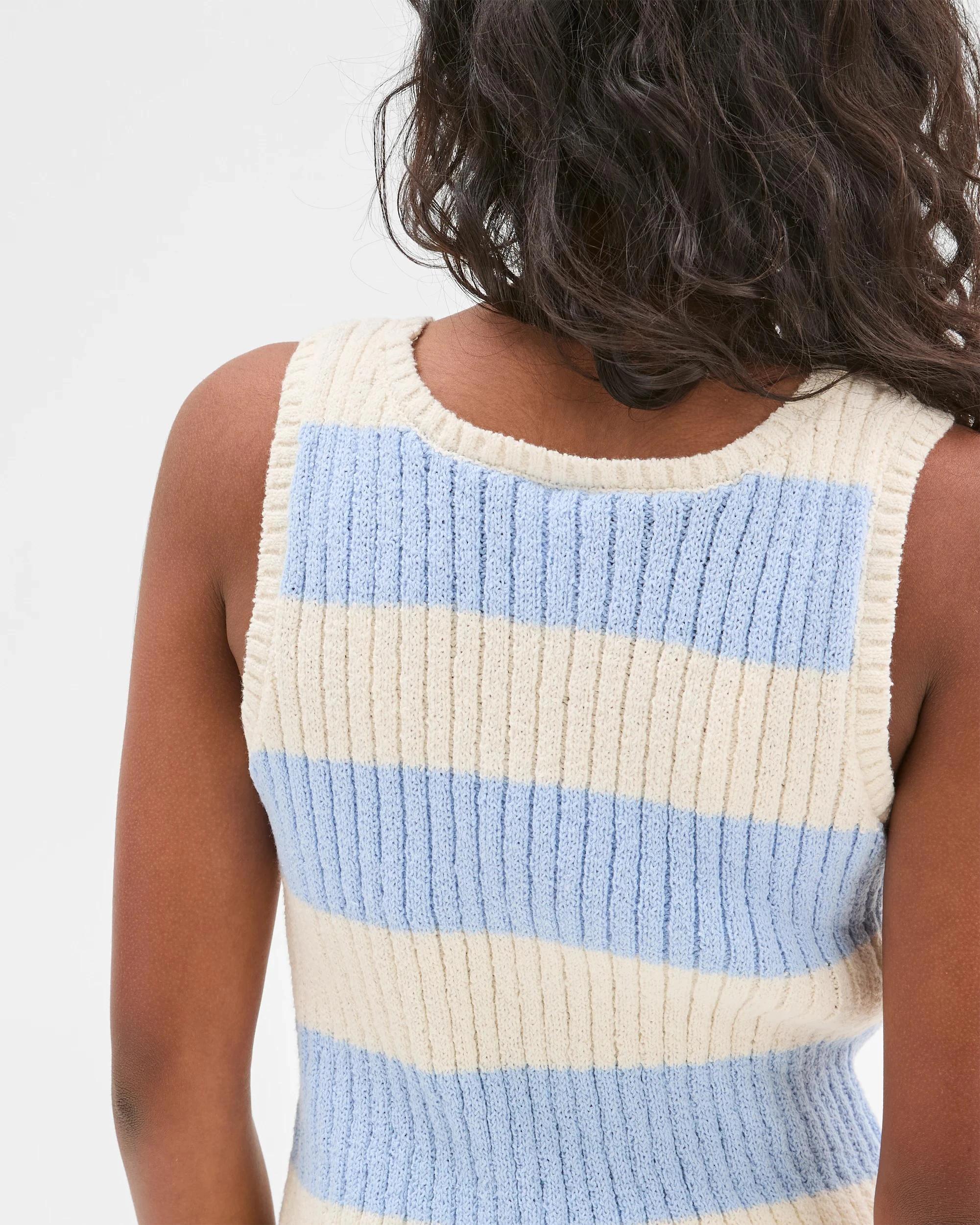 4 Target Australian Cotton Blend Knit Tank Y/D STRIPE, 4 of 7