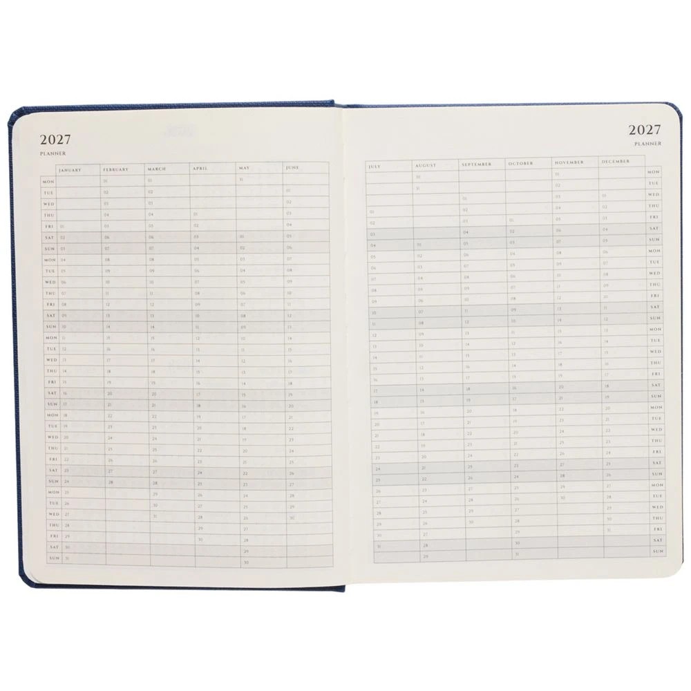 4 Officeworks A5 Day to Page Alavista 2027 Diary Navy, 4 of 7
