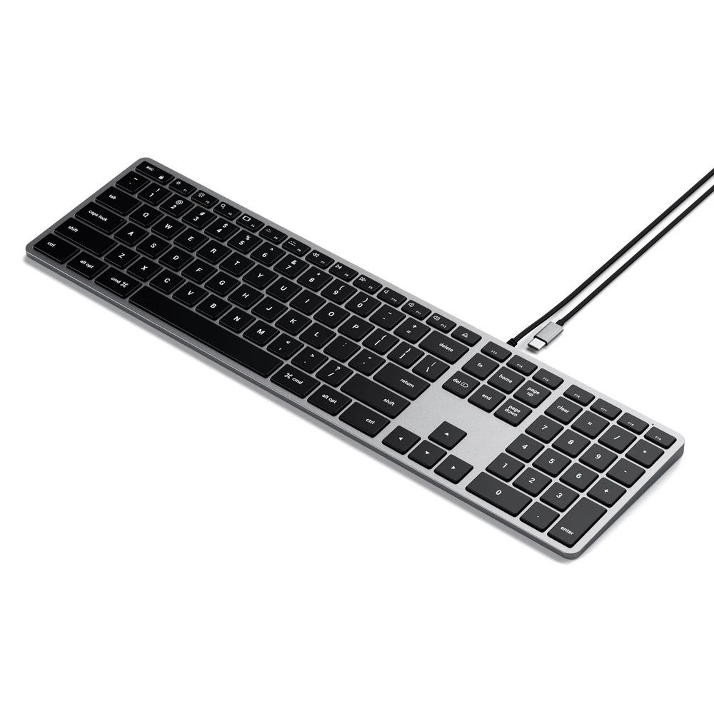 3 Satechi Slim W3 USB-C Wired Keyboard Space Grey, 3 of 9