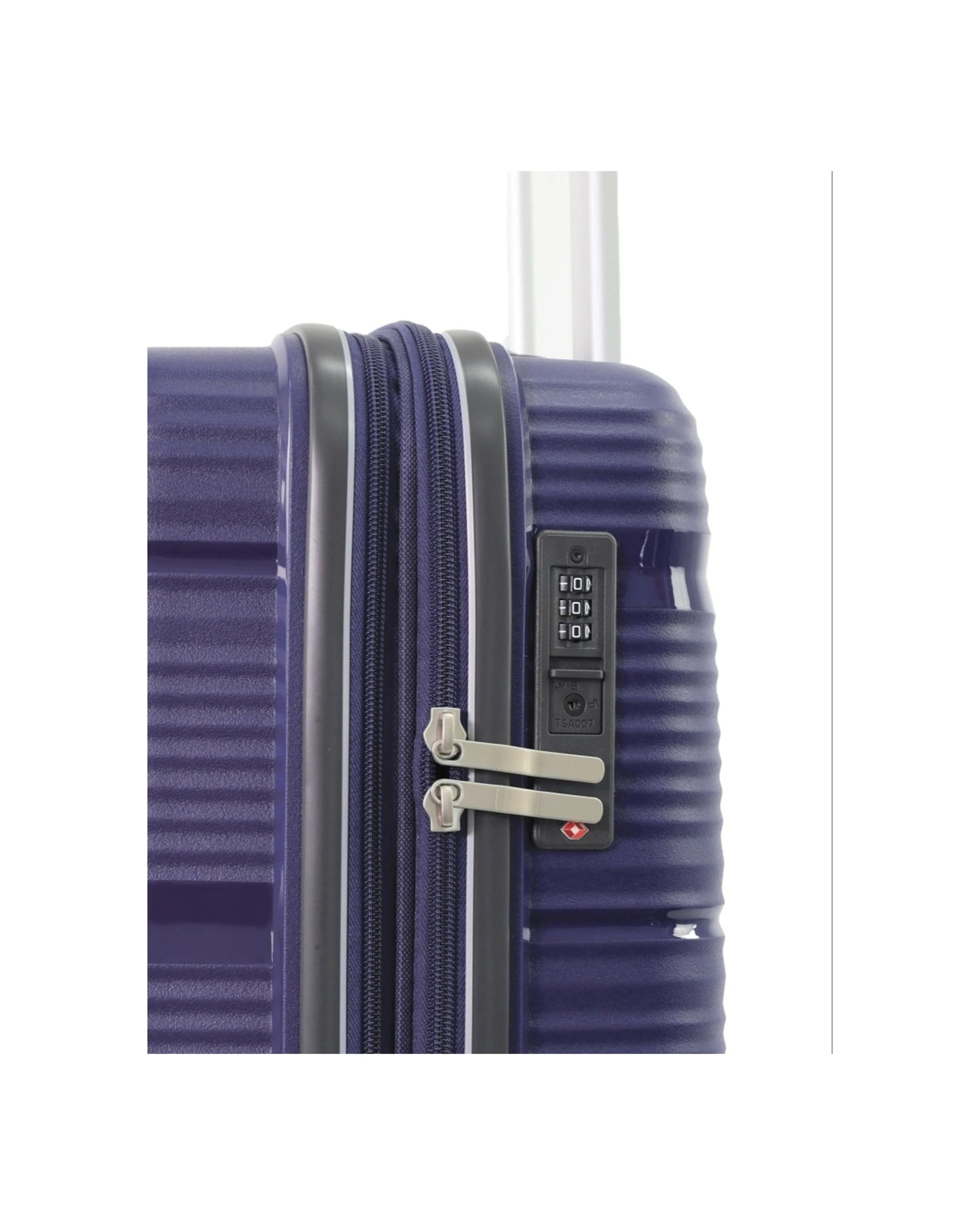 3 Pierre Cardin Normandy Cabin 55L Hard Shell Case Suitcase Travel Luggage Lilac - Purple, 3 of 5