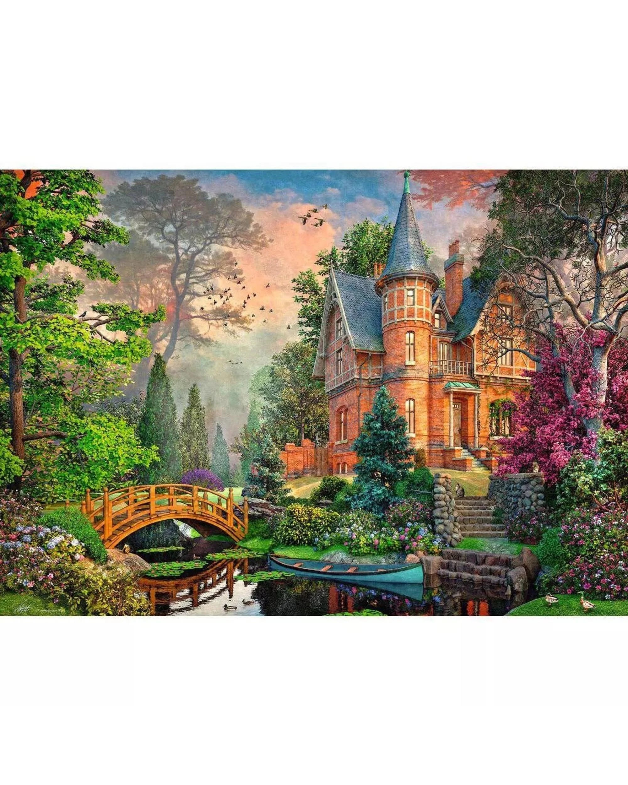 2 Ravensburger Terracotta Mansion 1000 Piece Jigsaw Puzzle, 2 of 3