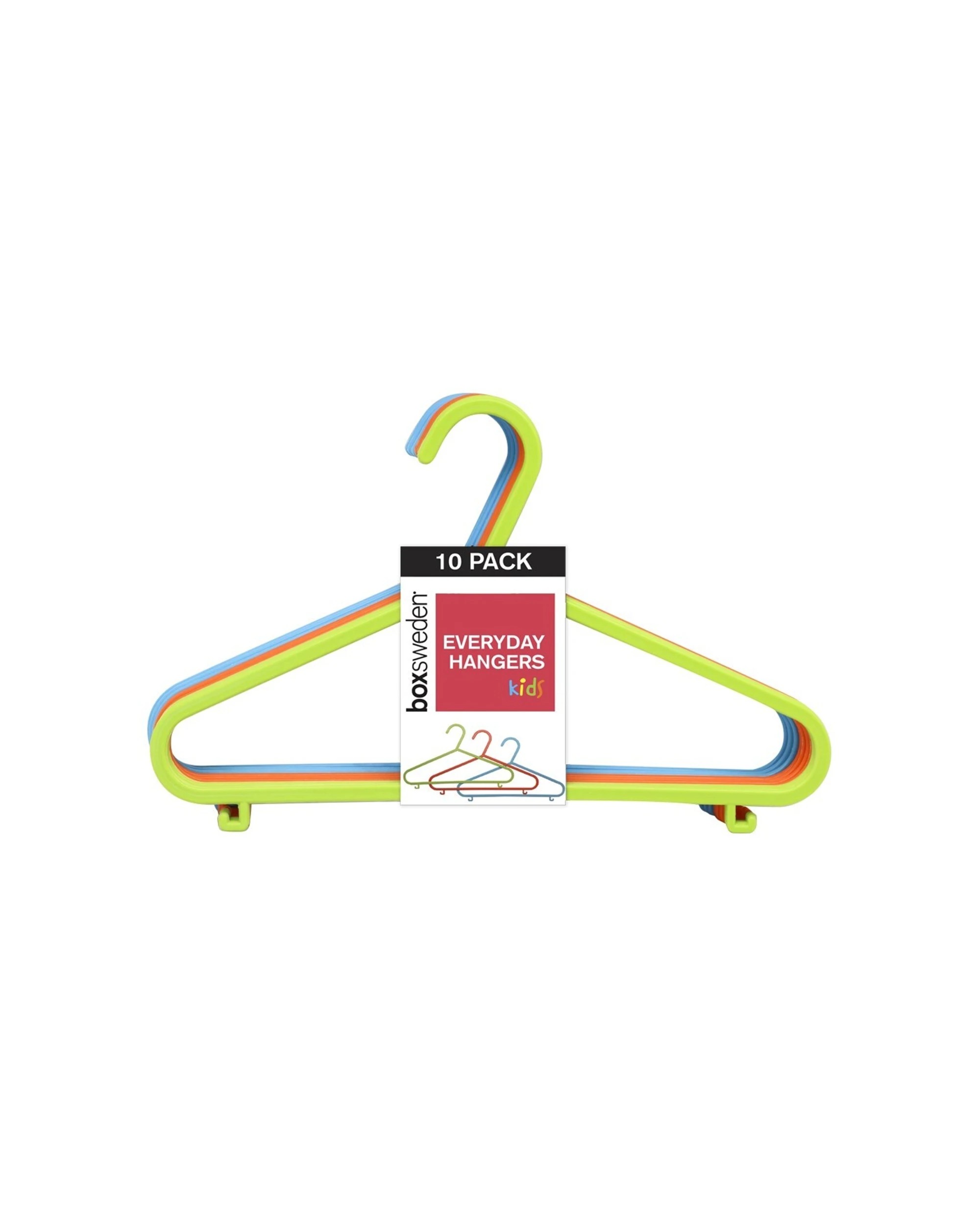 3 Boxsweden 40PK Kids Plastic Hangers Pack Suitable For Children - Multi, 3 of 4
