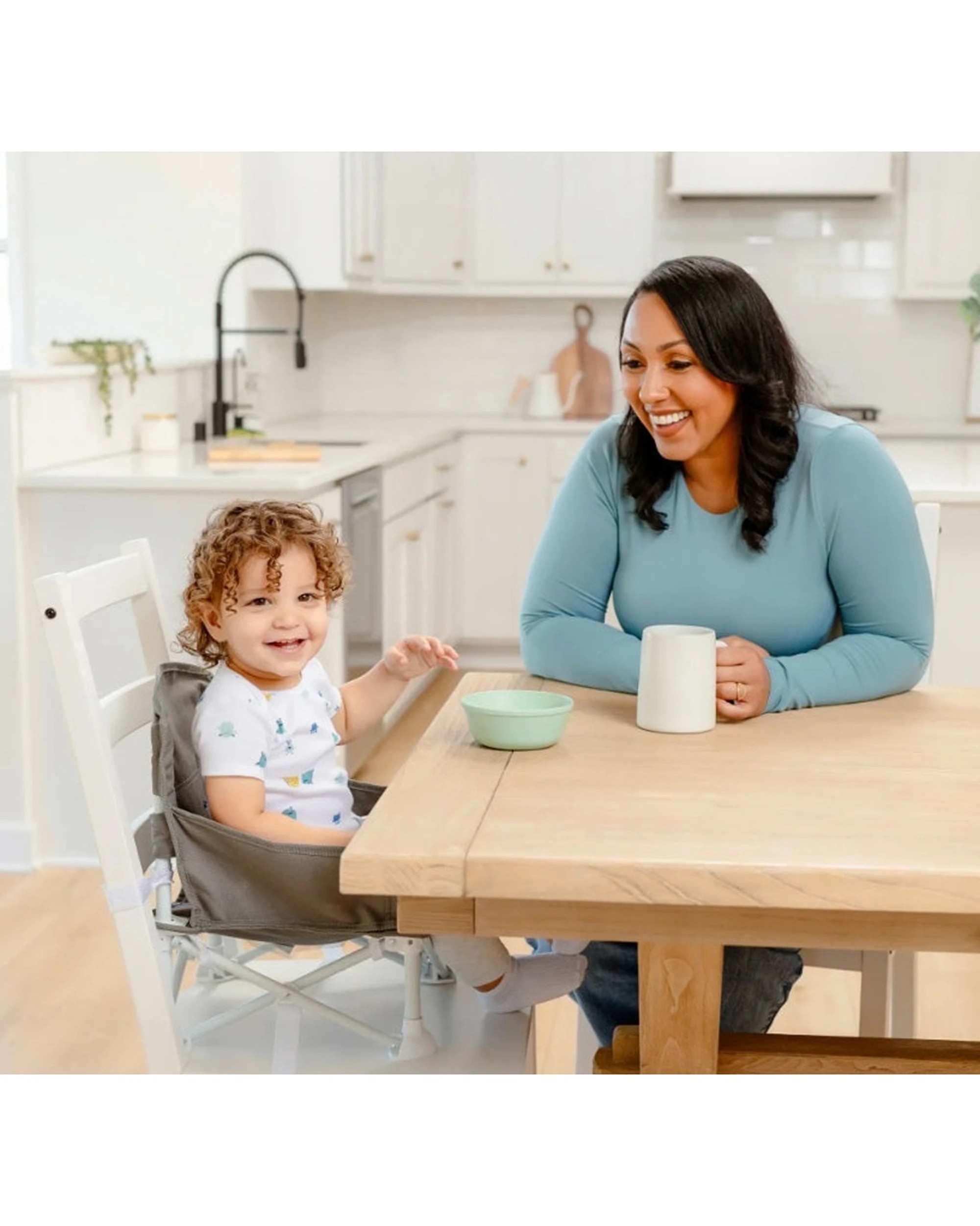 6 Regalo My Chair Portable Booster Seat Foldable With Tray On-The-Go Portable Design - Multi, 6 of 7