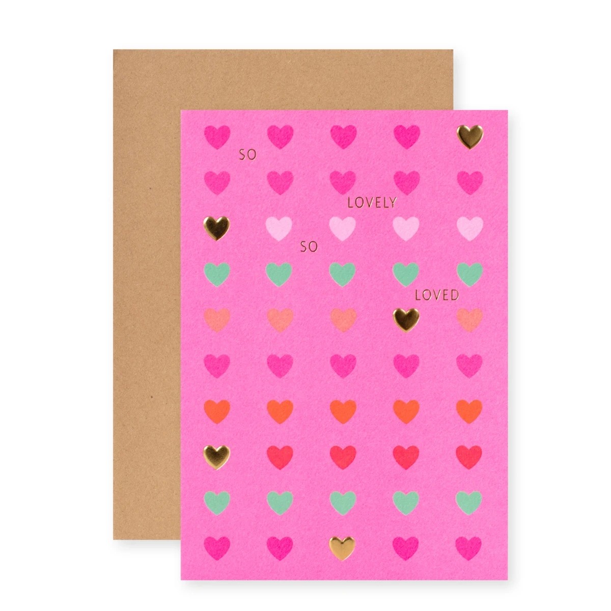 1 Hallmark Card - Neon Hearts, 1 of 3