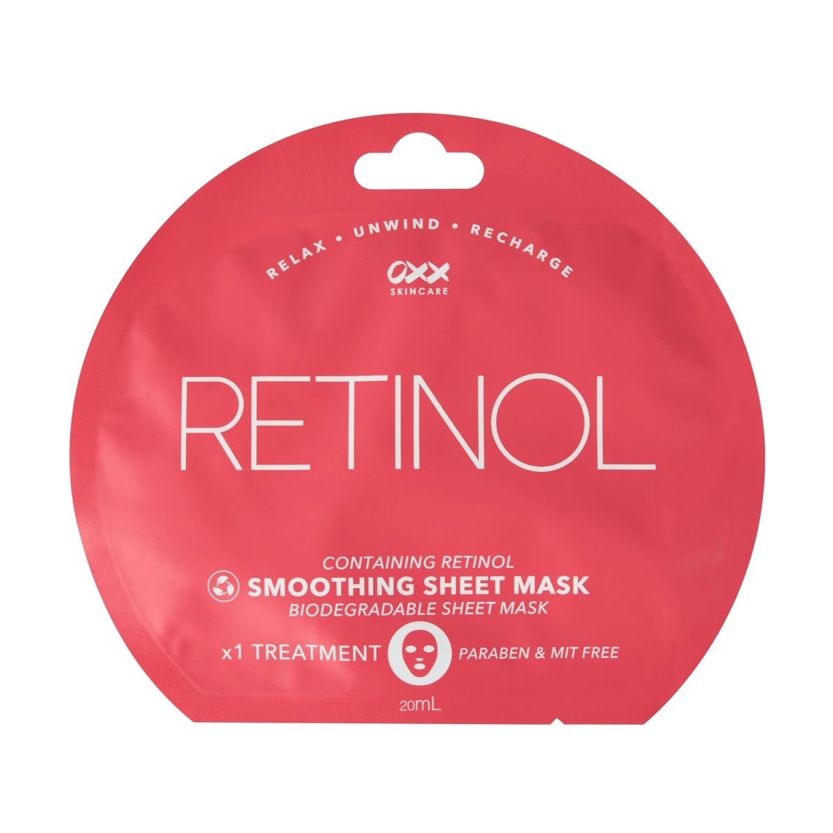 1 OXX Skincare Sheet Mask - Retinol, 1 of 3