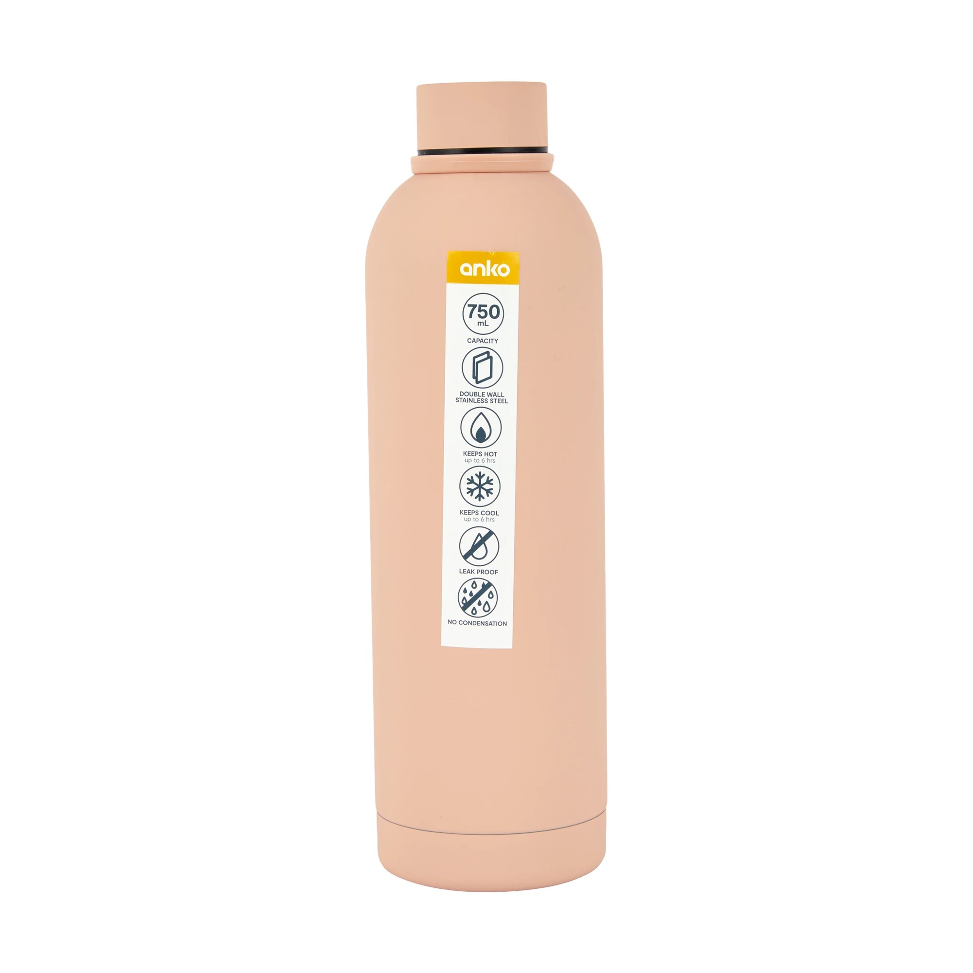 4 750ml Sunset Soft Touch Drink Bottle, 4 of 4