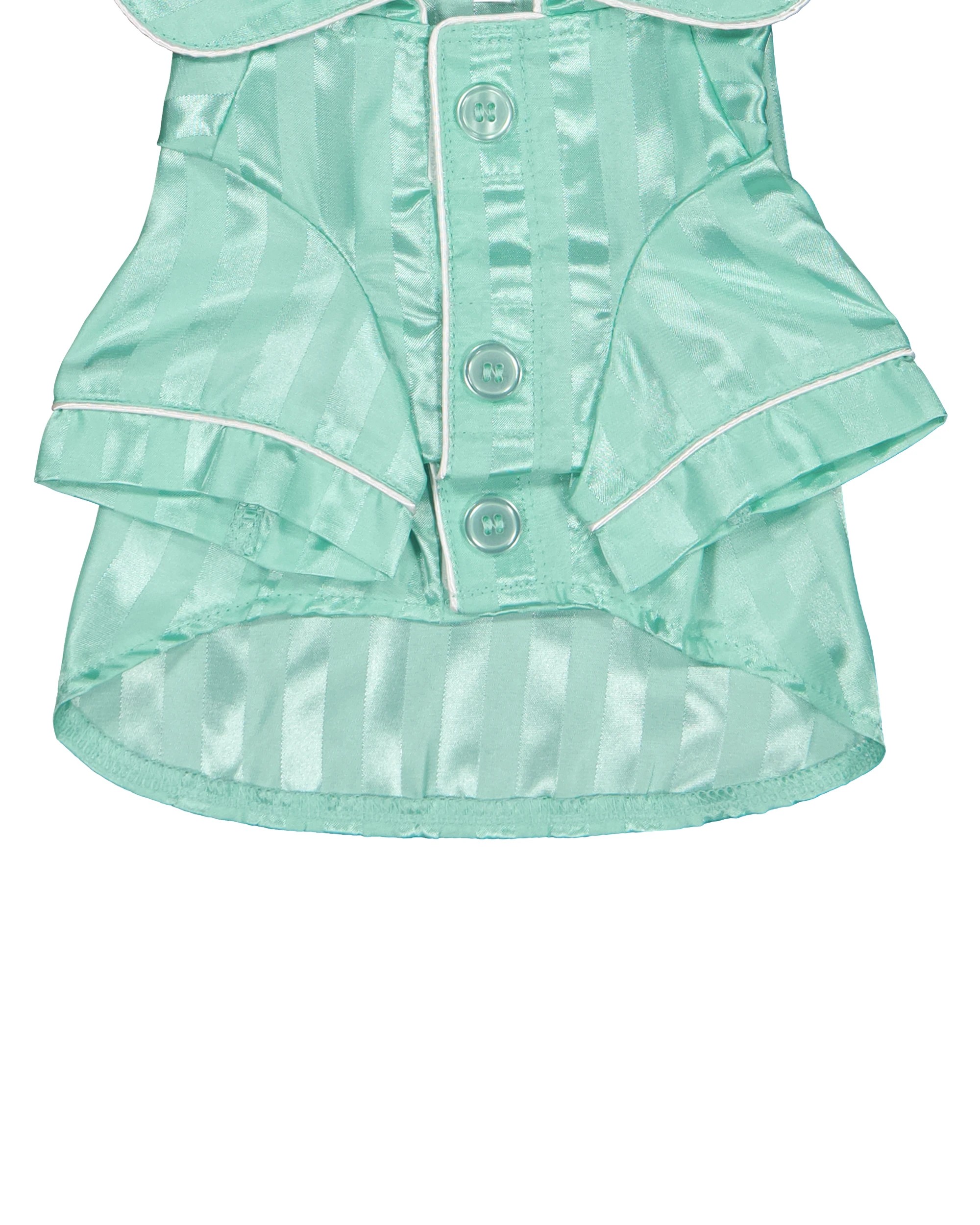8 Pet Satin Pyjamas - Small, Aqua, 8 of 9