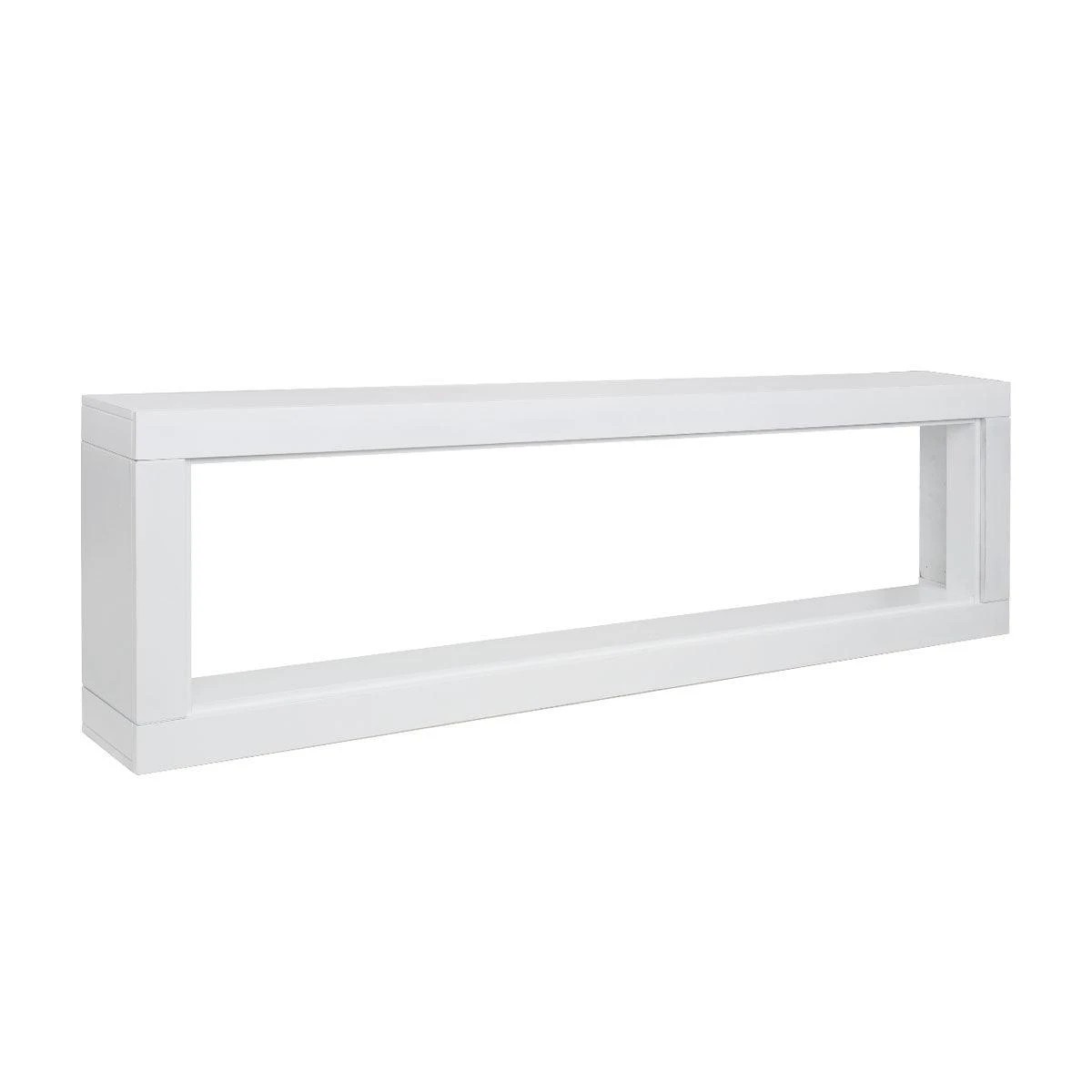 3 Moda Living Concerto 72 inch Electric Fireplace Insert with Horizon White Mantel Suite - White, 3 of 6