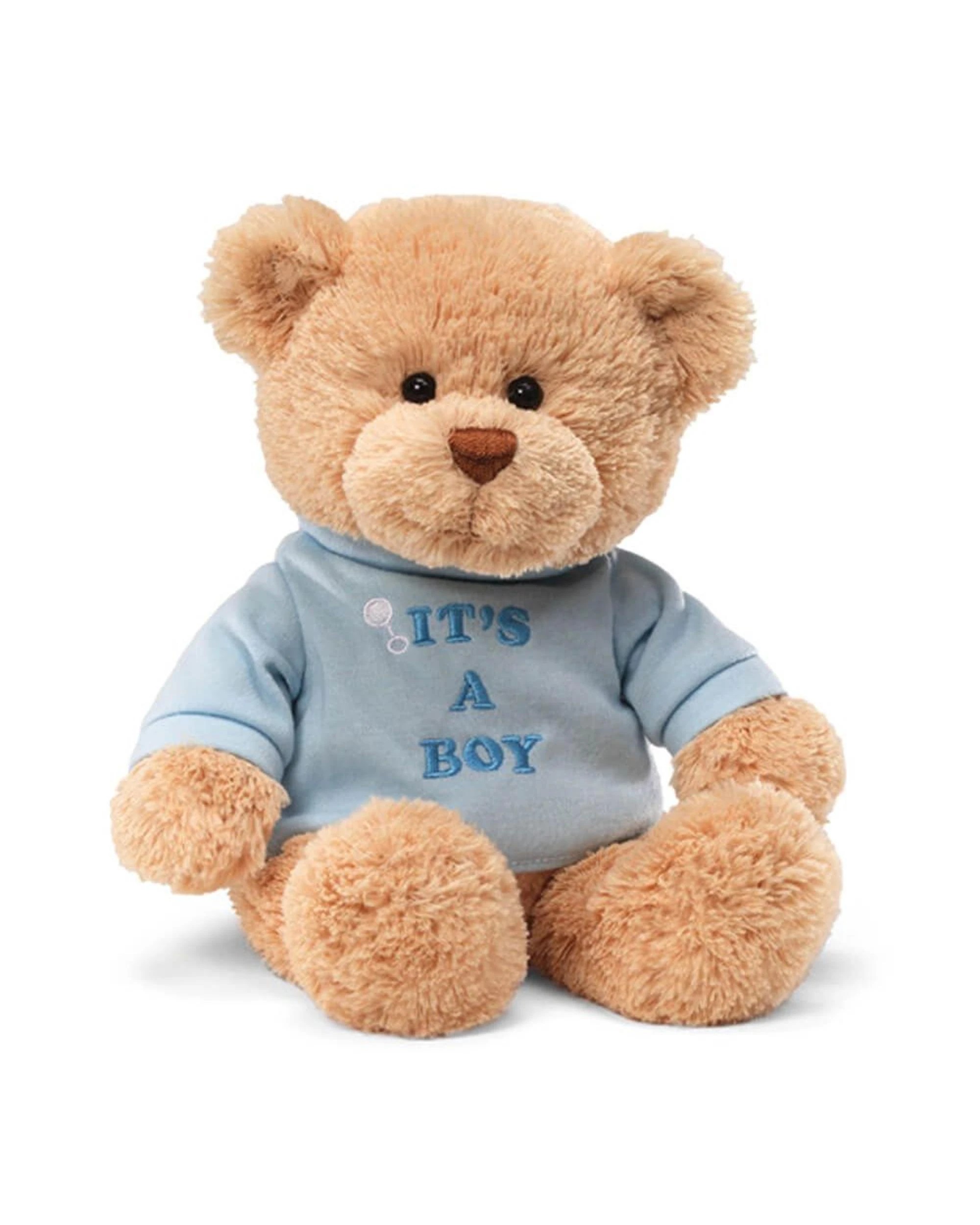 1 Gund Message Bear It's A Boy Blue Shirt 30cm Plush - Blue, 1 of 1