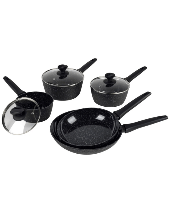 Russell Hobbs Black Marble SPC Cookware Set 5 Piece