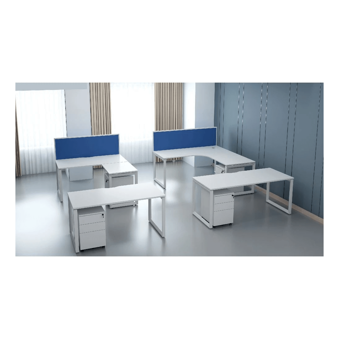 5 Stilford S2 Pro Version 1 Desk 1500 x 750mm White, 5 of 5
