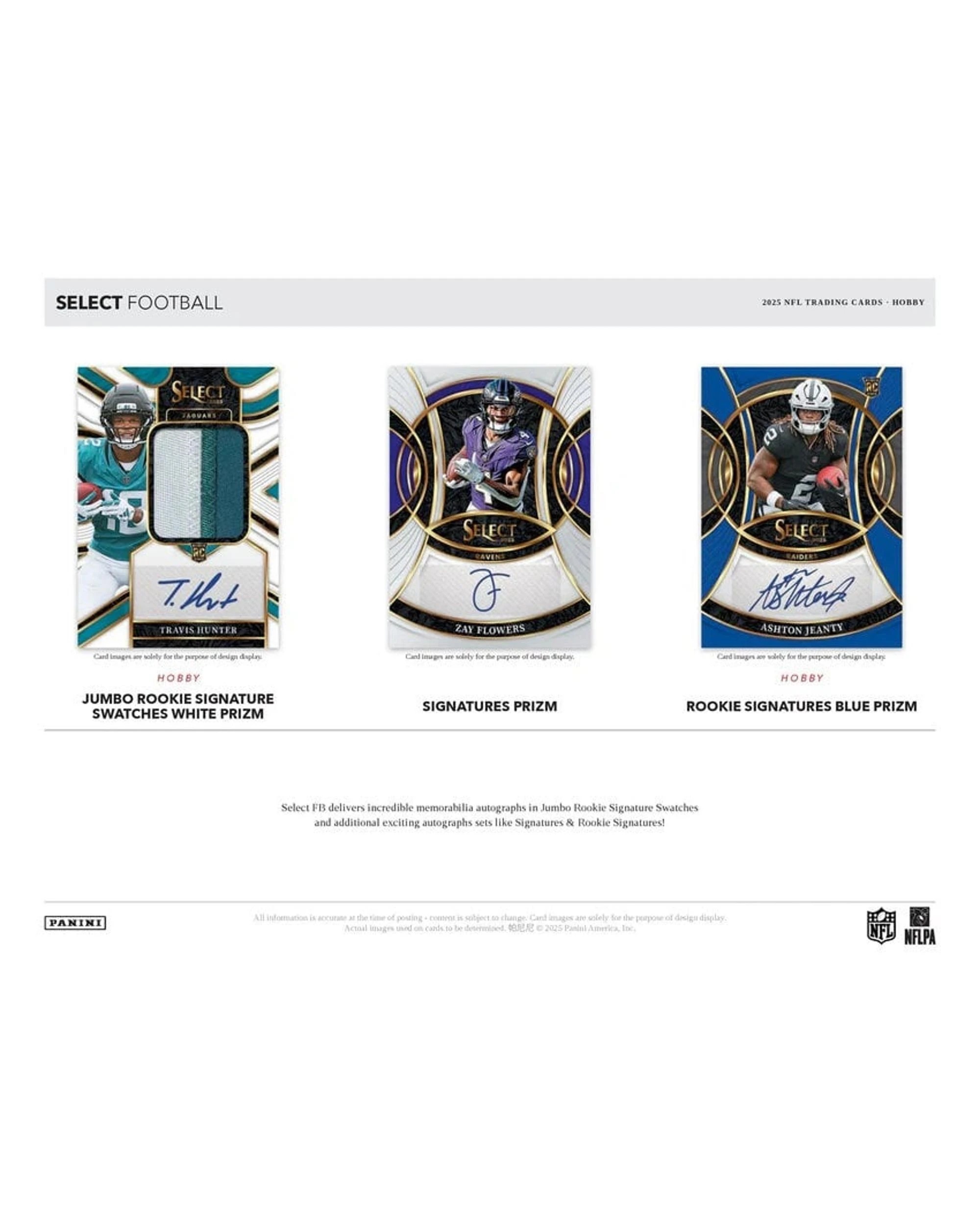 3 Panini NFL Select Football 2025 Hobby Pack, 3 of 9