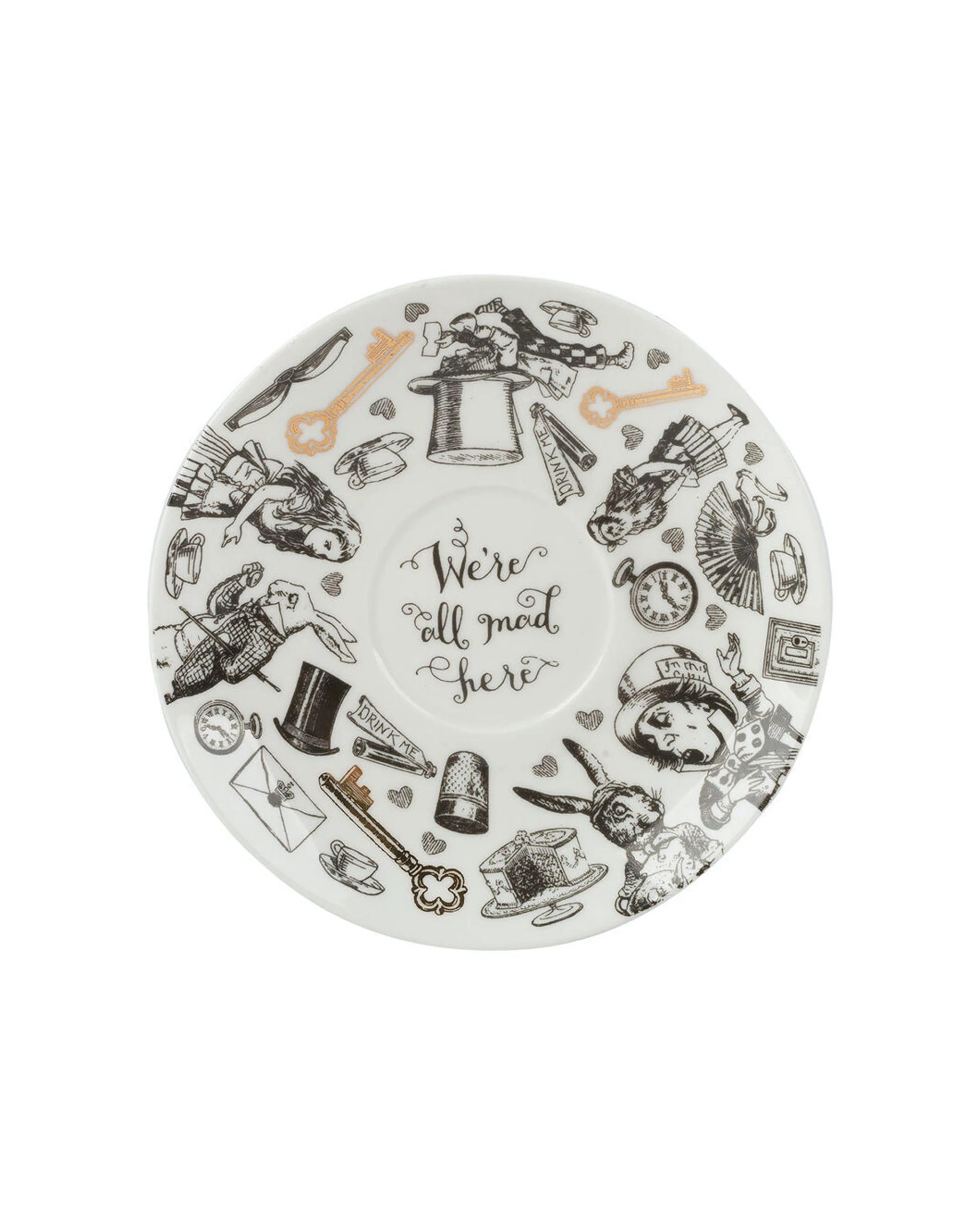 3 Mikasa 2PK Alice In Wonderland Tea Cup And Saucer Set Fine China - Multi, 3 of 8