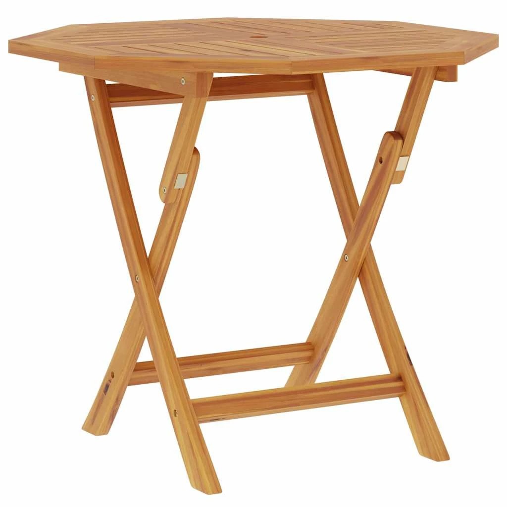 1 vidaXL Dining table Foldable - Brown, 1 of 9