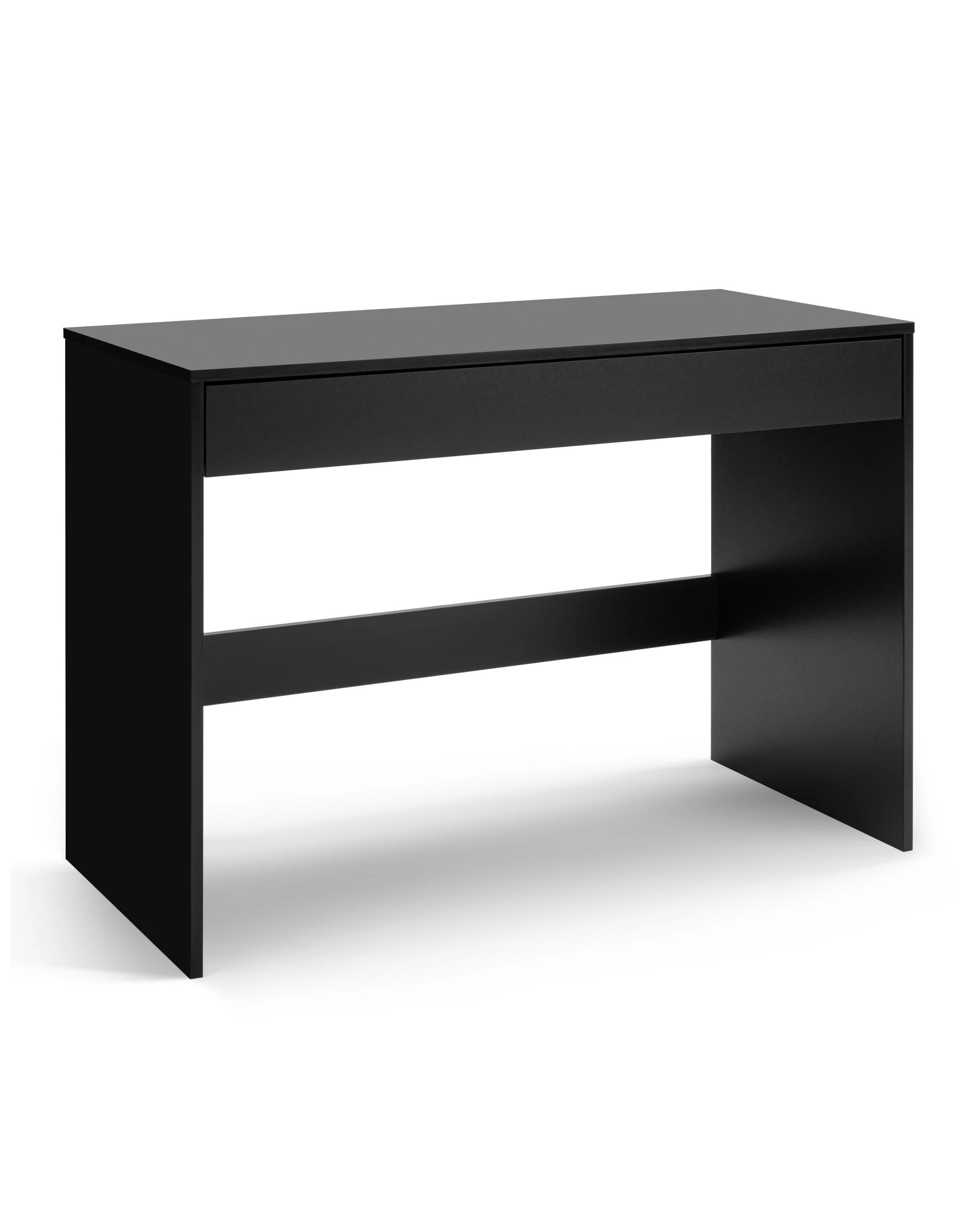 1 Kodu Belle Computer Desk Student Study Office Desk with Drawer - Black, 1 of 8