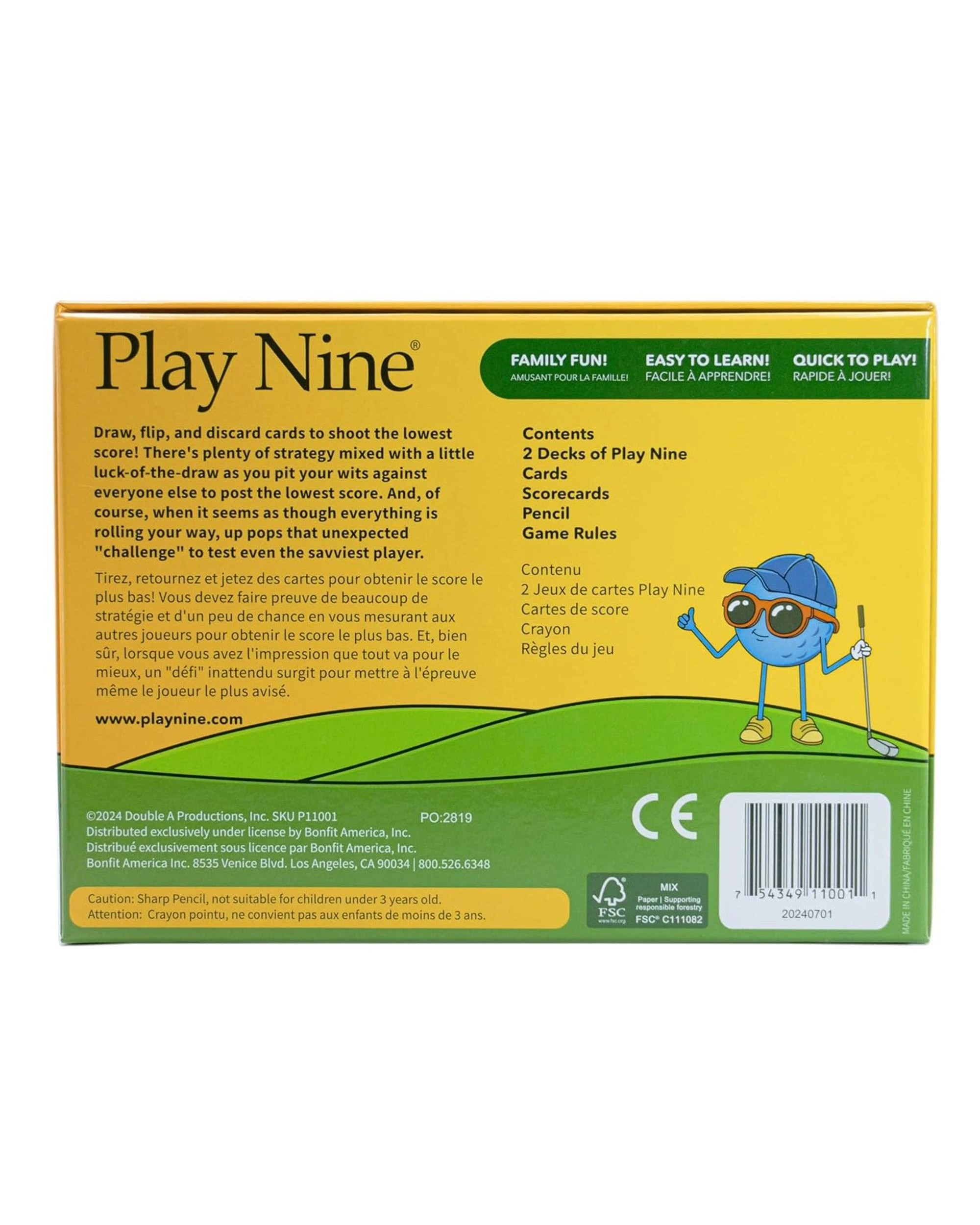 3 Play Nine The Card Game of Golf, 3 of 6