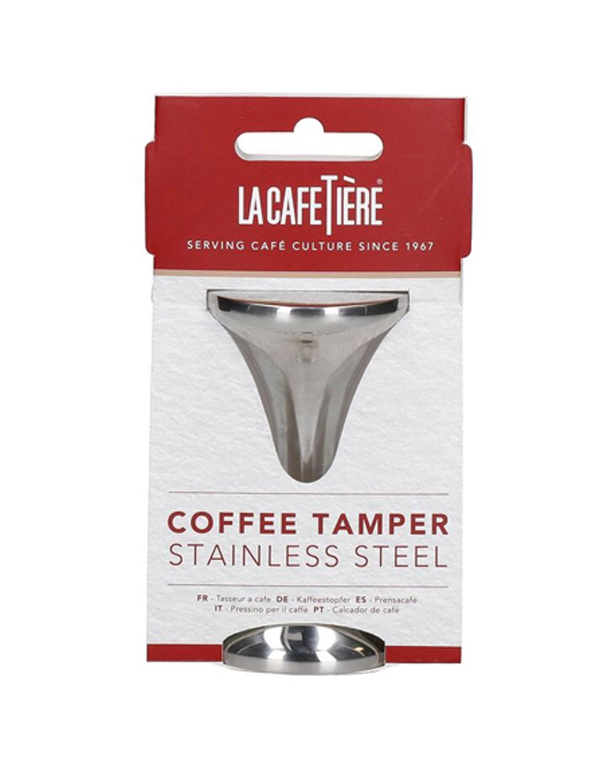 2 La Cafetiere 2-In-1 Stainless Steel Coffee Tamper For 58mm & 52mm Portafiltes - Silver, 2 of 5