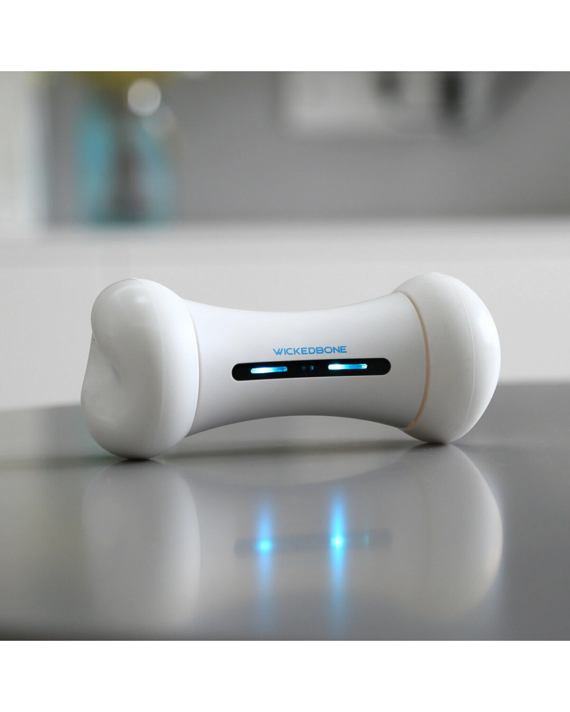 4 Cheerble Wickedbone Smart Interactive Dog Toy White, 4 of 5