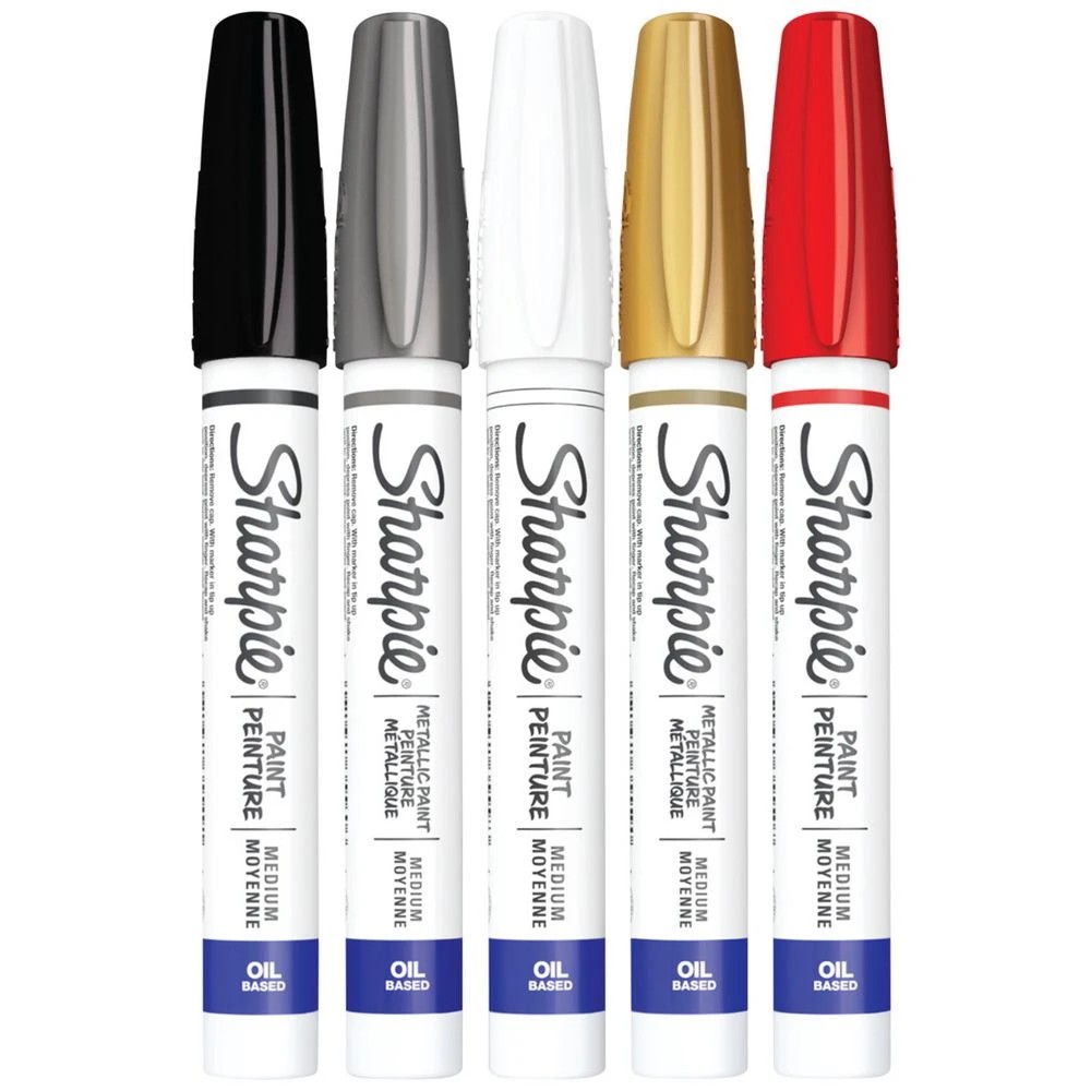 2 Sharpie Oil-Based Bullet Paint Markers Assorted 5 Pack, 2 of 5