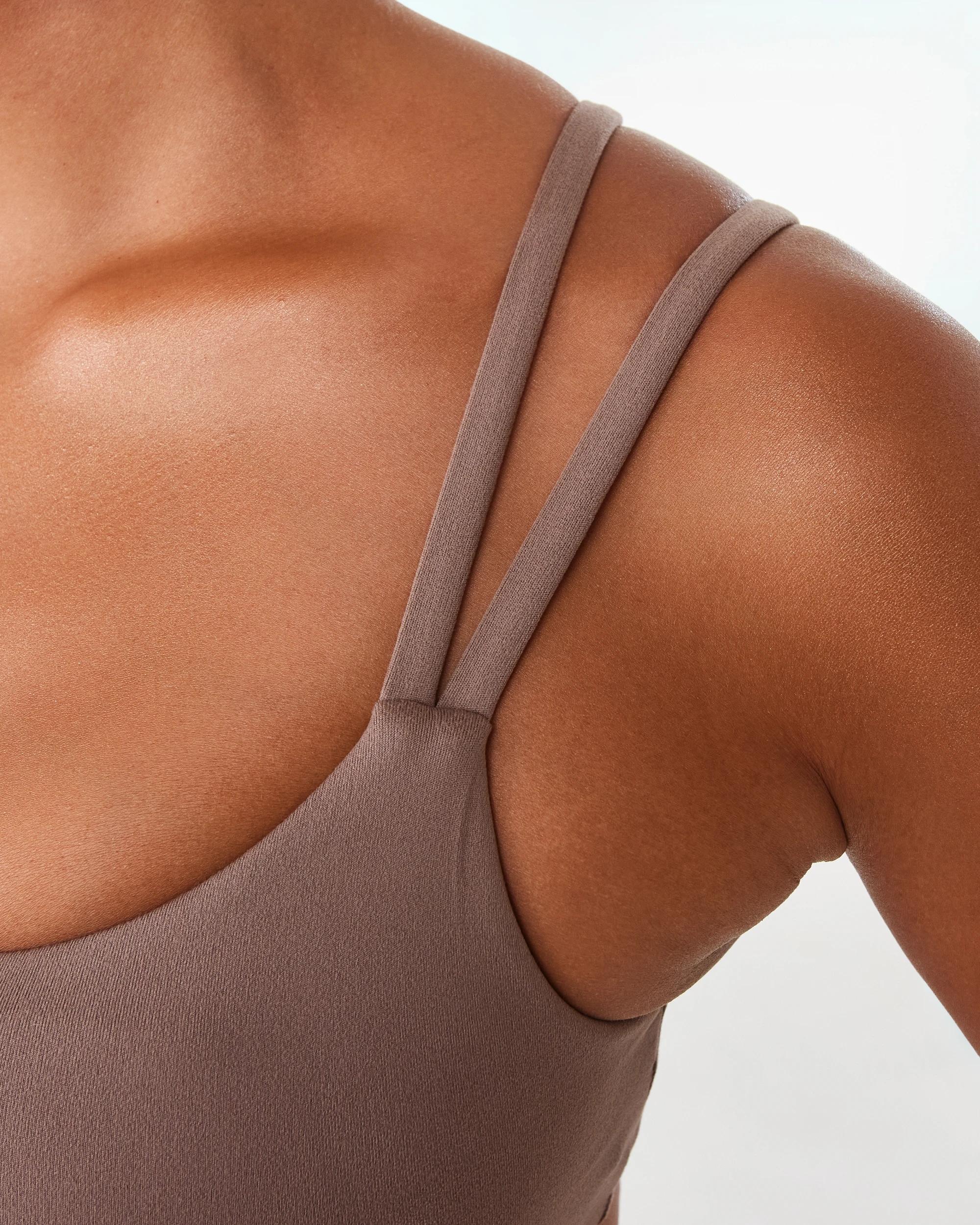 7 Everlast Womens Strappy Crop Top Mushroom, 7 of 10