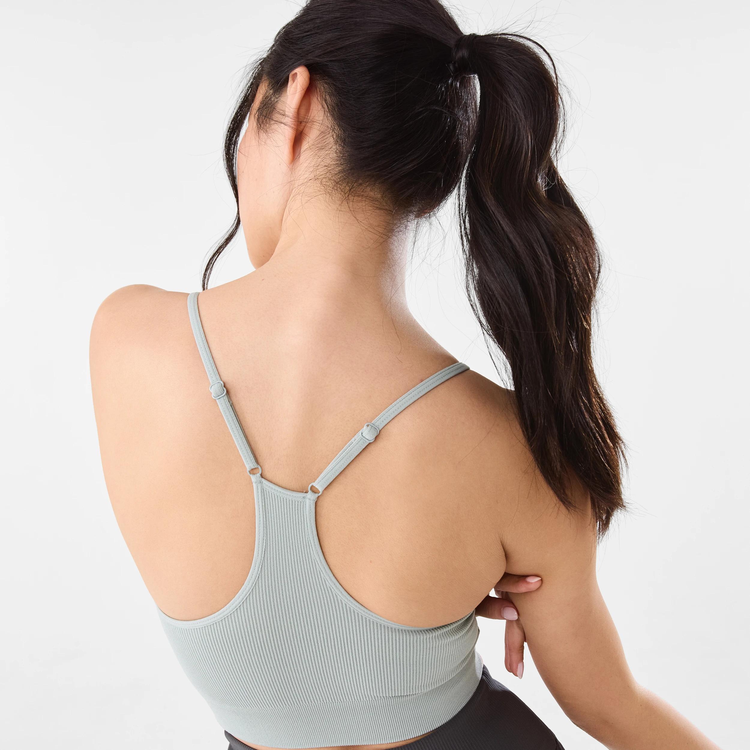 8 Active Womens Seamfree Racerback Crop LINDSEY GREEN, 8 of 9