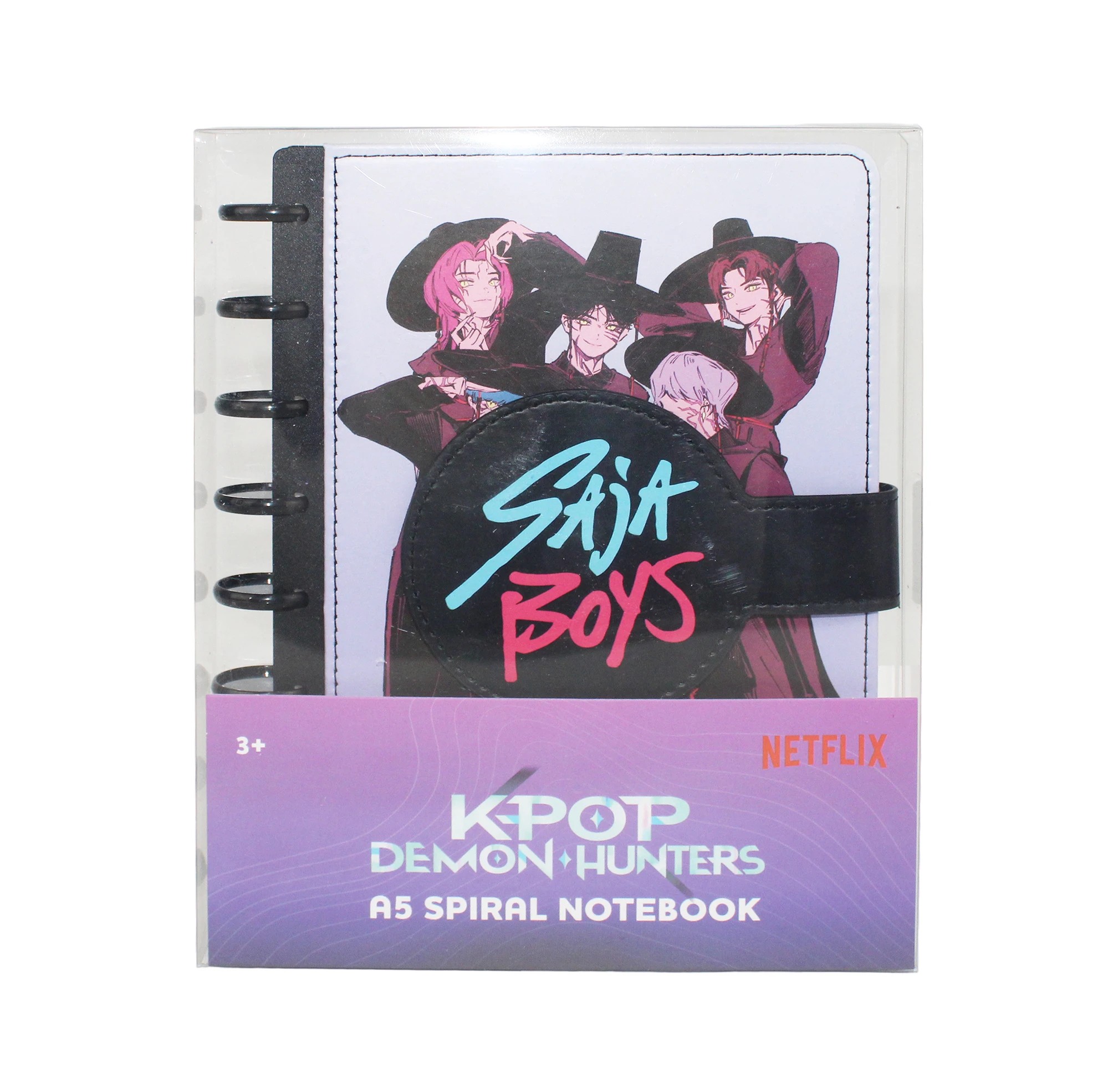 2 KPop Demon Hunters A5 Spiral Notebook - Saja Boys, 2 of 3