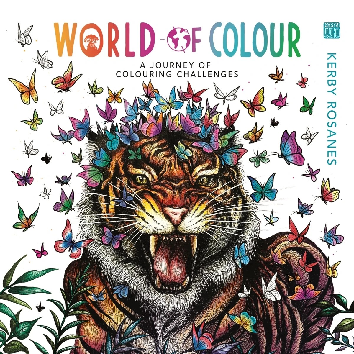 1 World of Colour: A Journey of Colouring Challenges by Kerby Rosanes - Book, 1 of 3