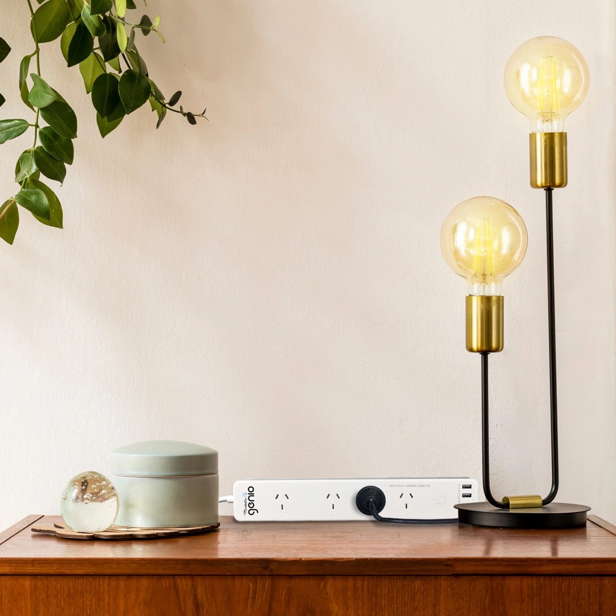 3 Mirabella Genio Wi-Fi Powerboard 4 Outlets 2 USB-A, 1 USB-C, 3 of 3