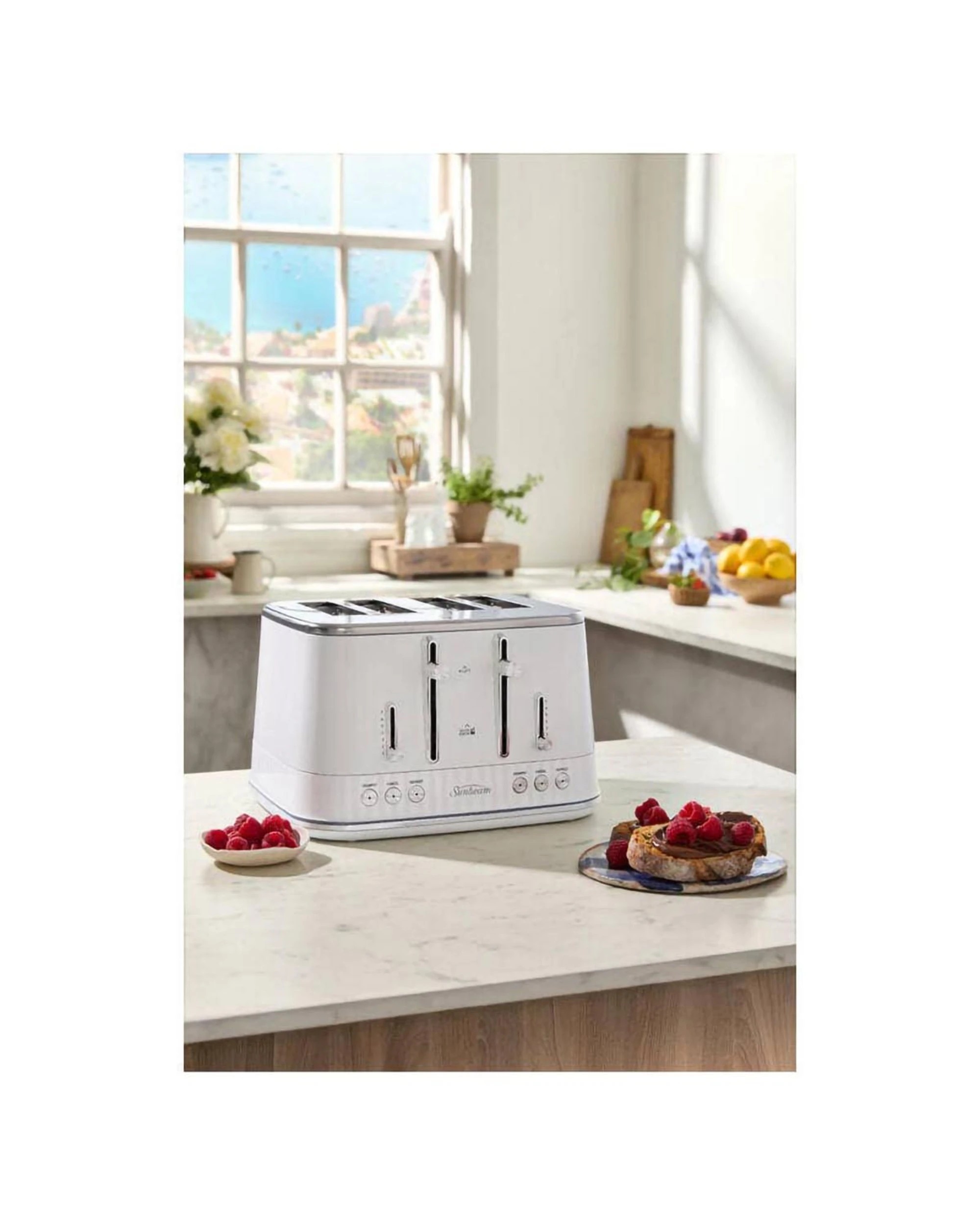 3 Sunbeam French Riviera Collection 4 Slice Toaster - White - WHITE, 3 of 3