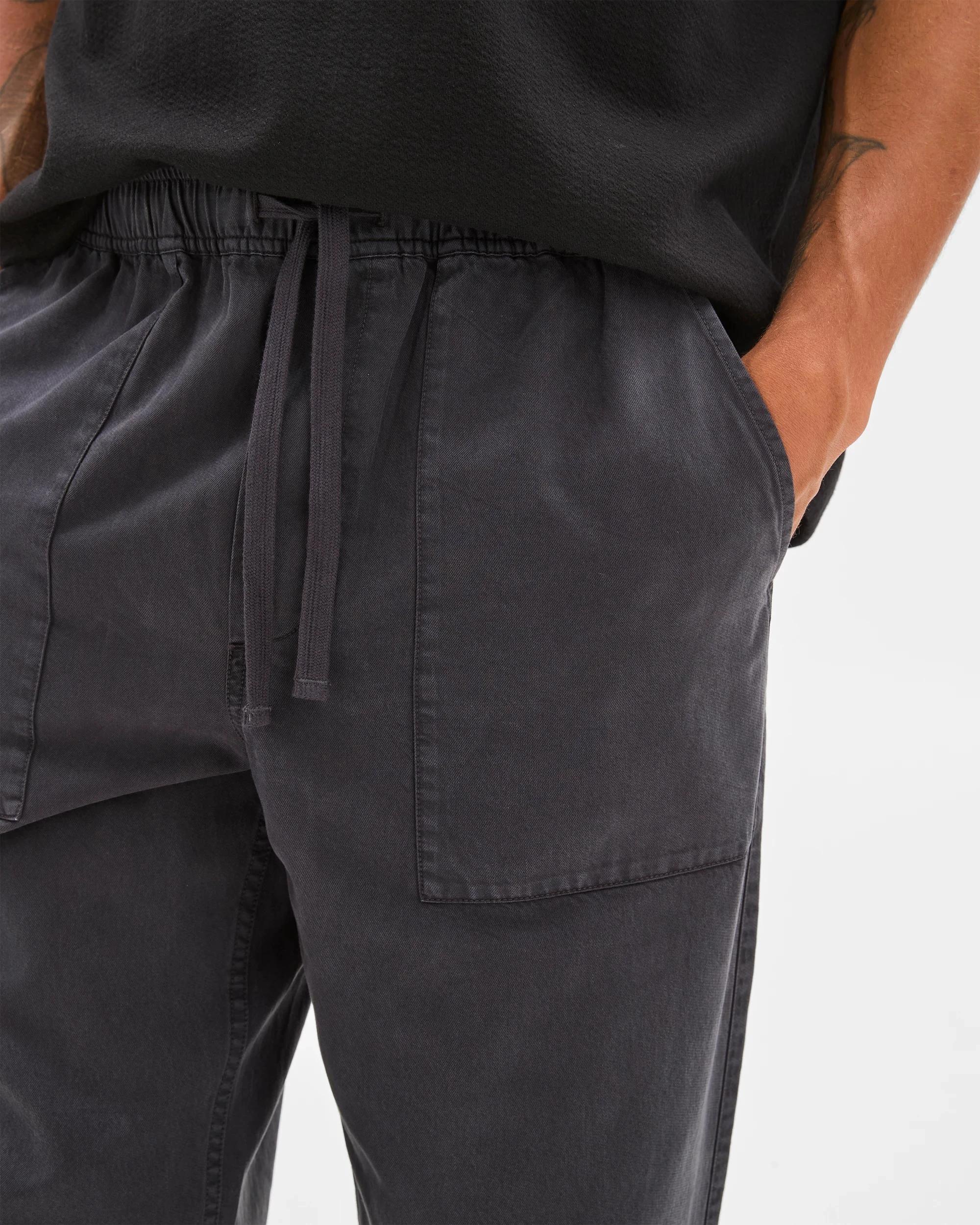 3 Target Australian Cotton Blend Beach Pants BLACK, 3 of 6