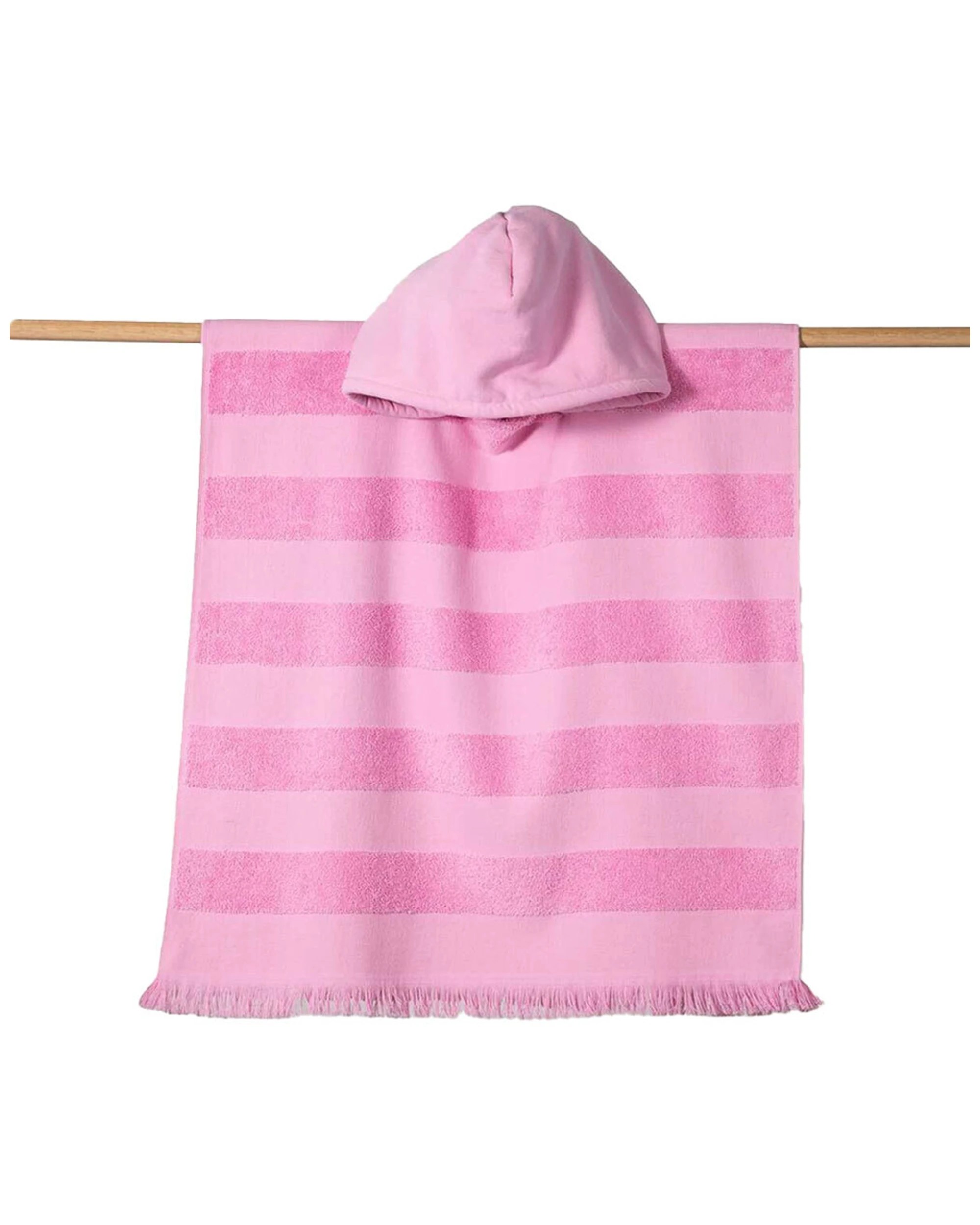 1 Canningvale Kids Hooded Beach Quick-drying Soft Cotton Towel Sherbet
 - Pink, 1 of 3