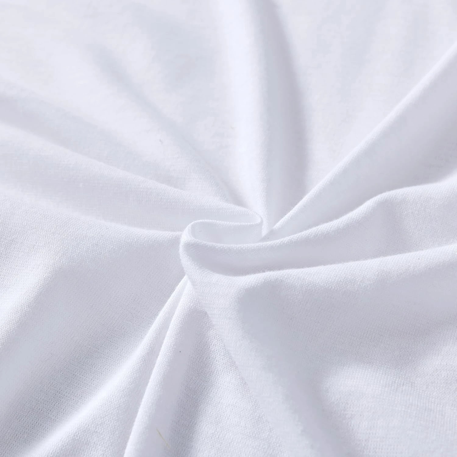 4 Gioia Casa Jersey Cotton Fitted Sheet Soft Stretchy Breathable - King Bed - White, 4 of 4