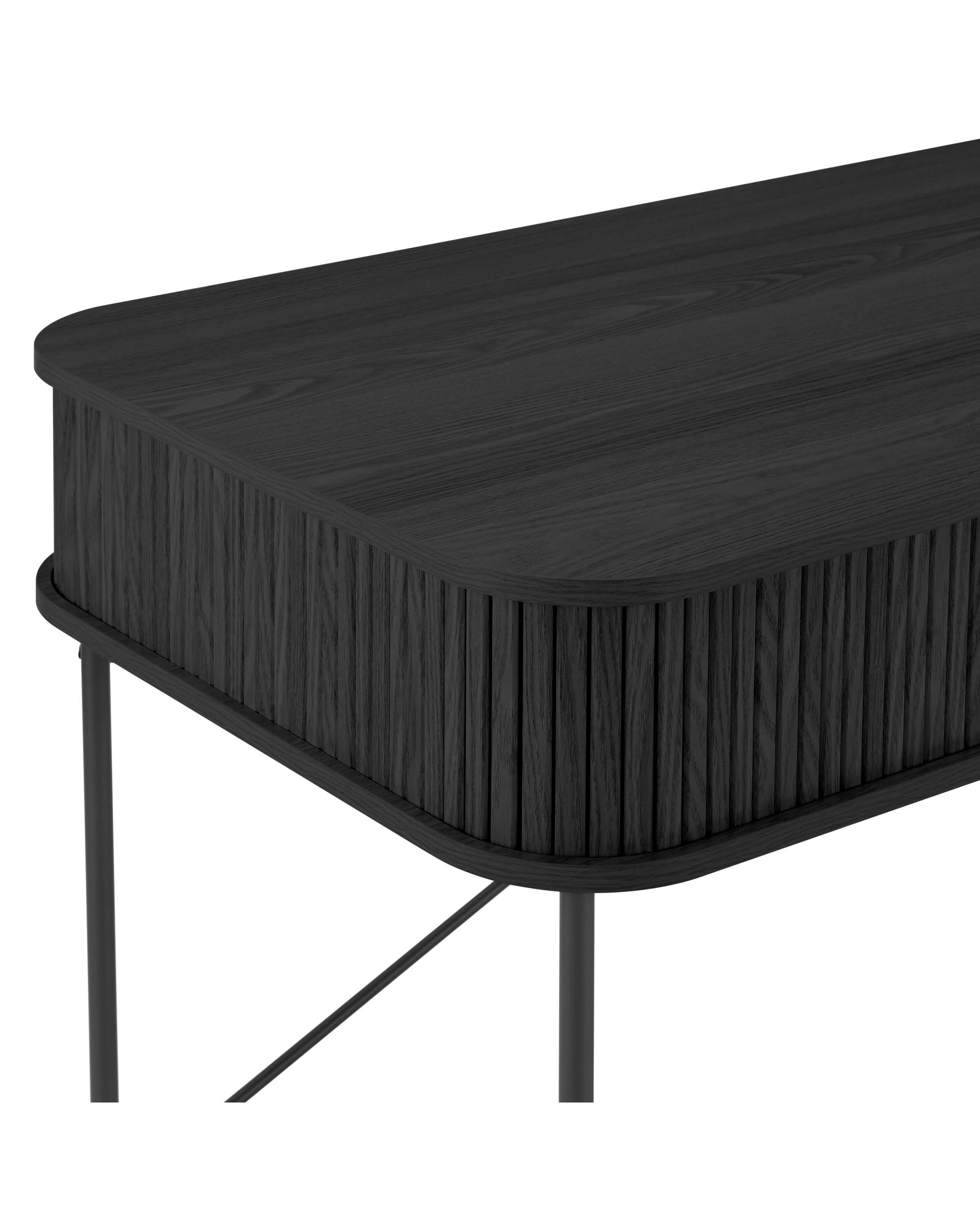 8 Kodu Desk Study Table 2 Doors 120W - Black, 8 of 9