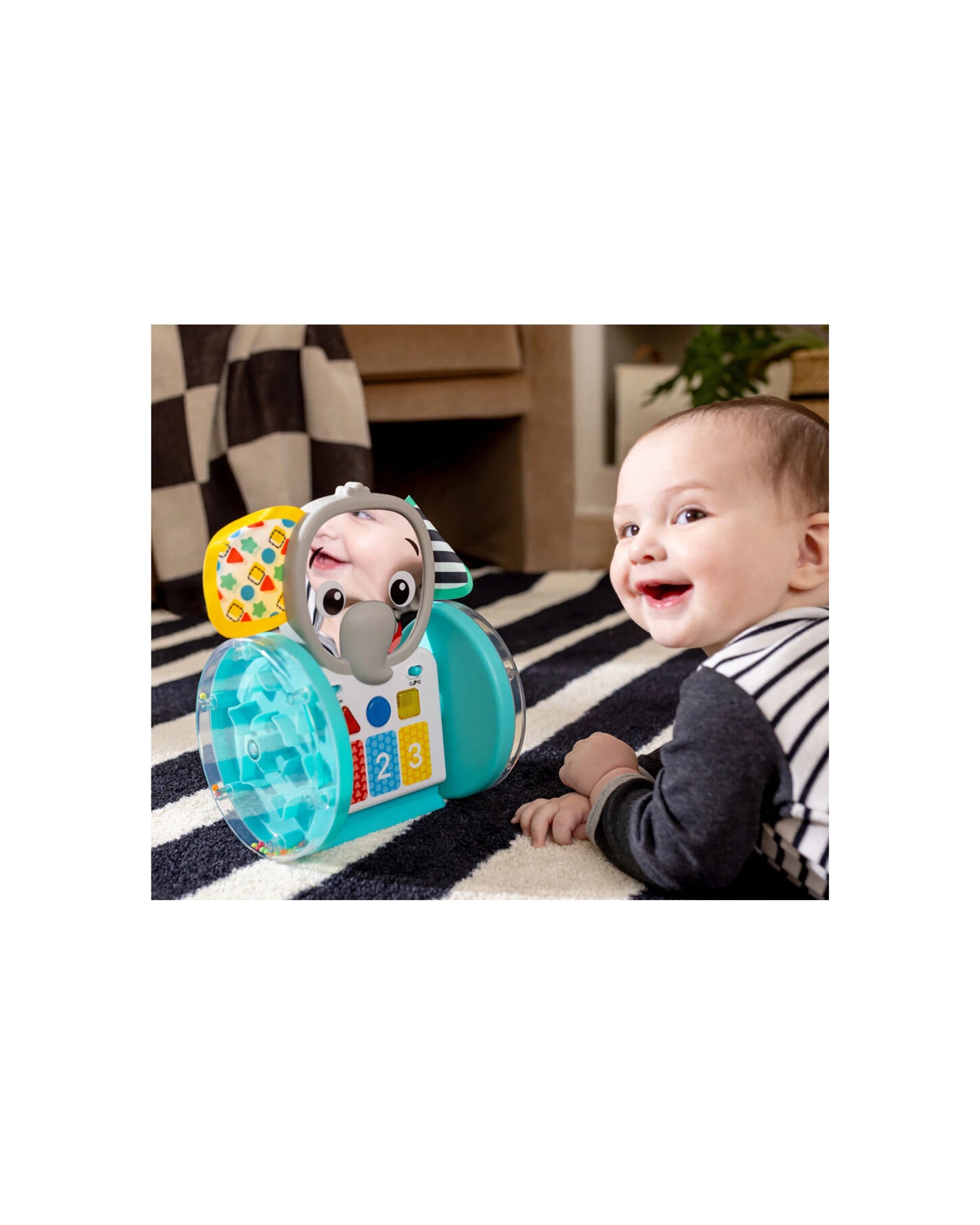 2 Baby Einstein Chase And Tap Earl Interactive Crawling Toy 2-In-1 6 Months - Multi, 2 of 5