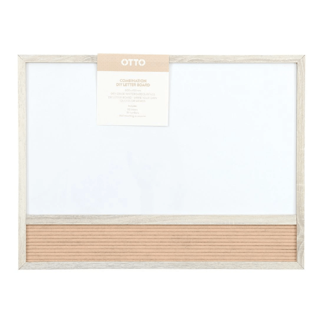 1 Otto Combination DIY Letter Board 600 x 450mm, 1 of 8