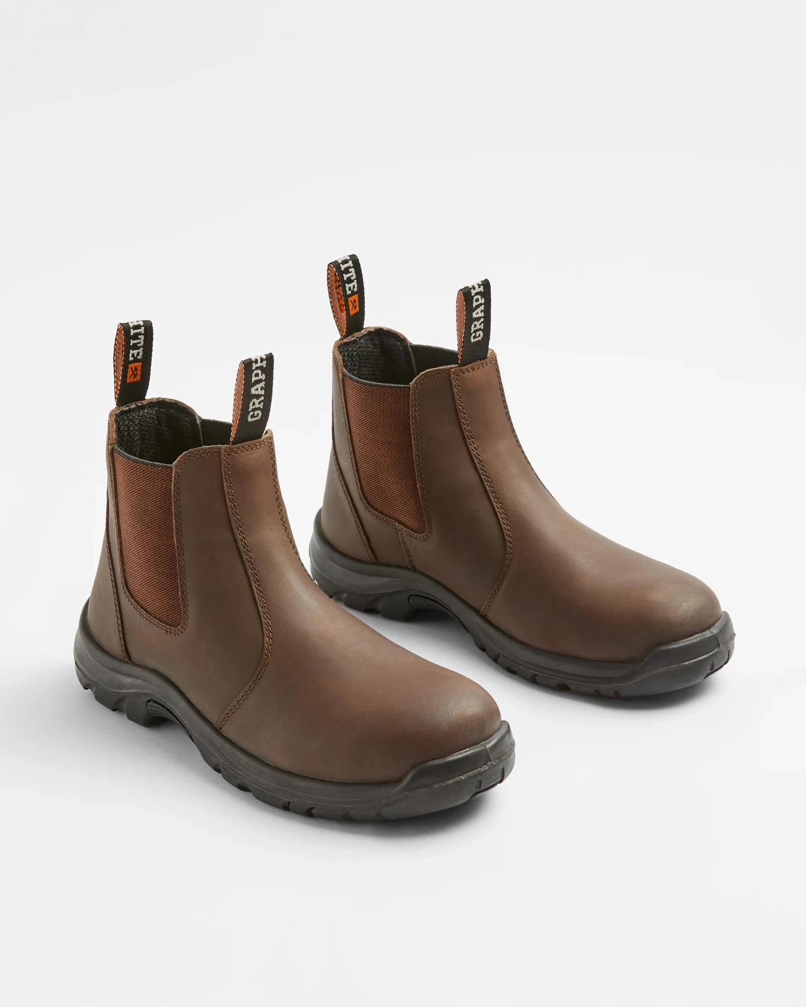 3 Mens Graphite Haulage Steel Toe Safety Work Boot YELLOW, 3 of 3