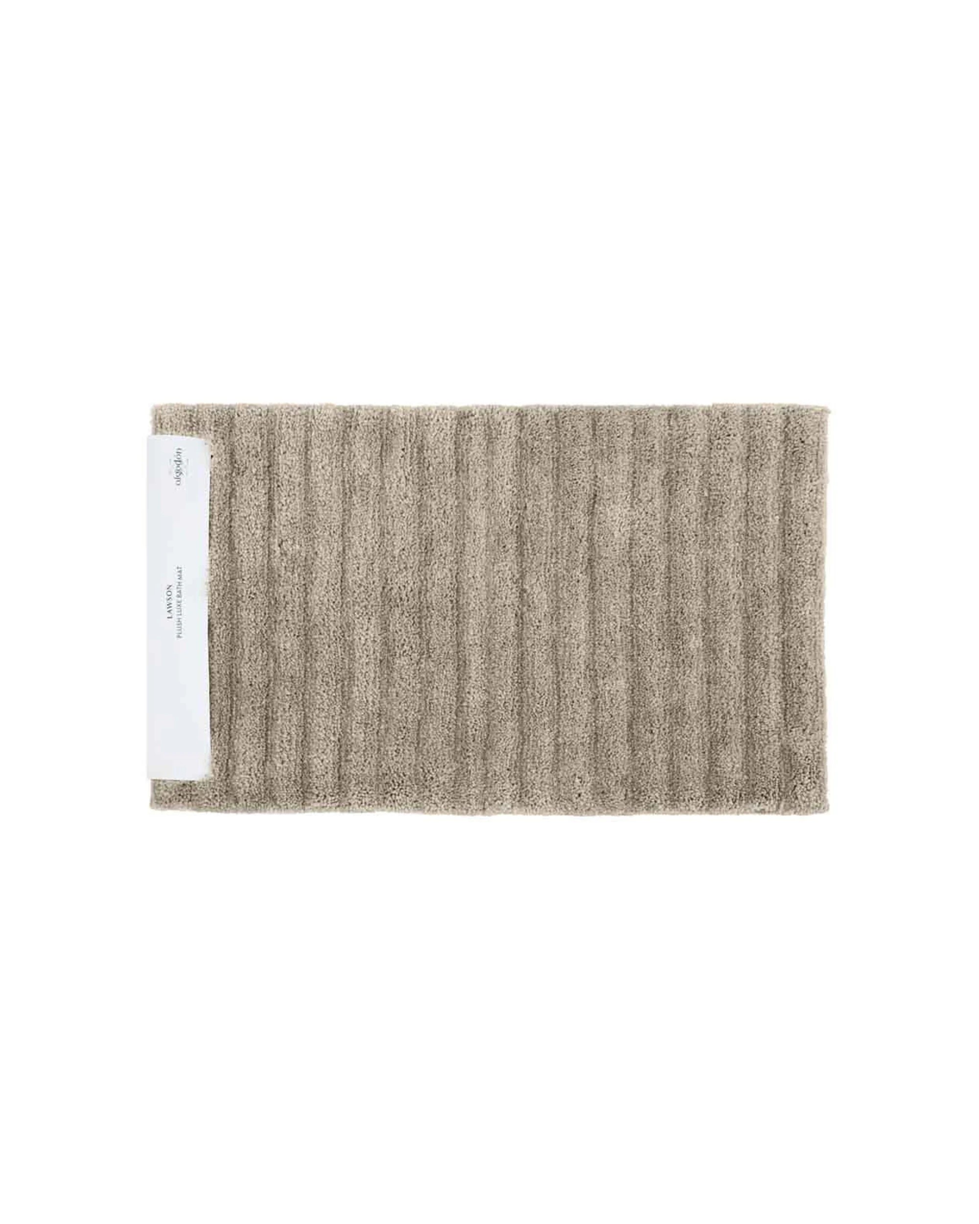 2 Algodon 2PK Lawson Plush Bath Runner Non-Slip Mat 50x100cm - Beige, 2 of 4