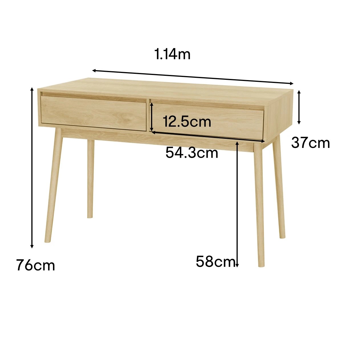 8 Thorne Hall Table - Oak, 8 of 8
